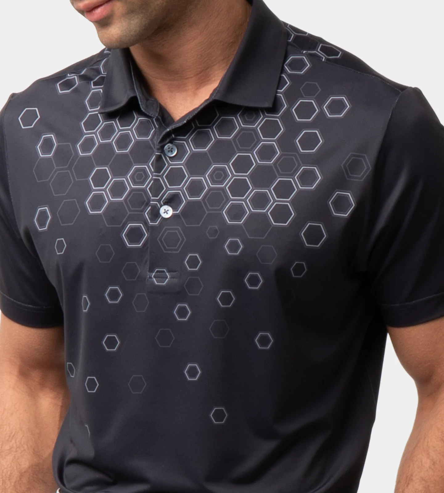 HEXIE POLO - BLACK - Image 5