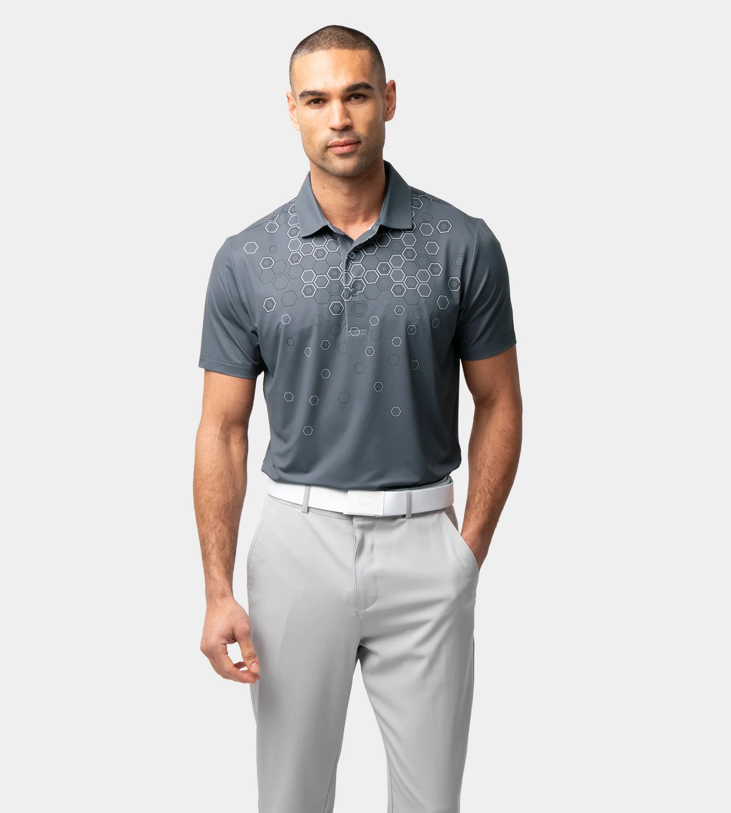 HEXIE POLO - CHARCOAL - Image 3