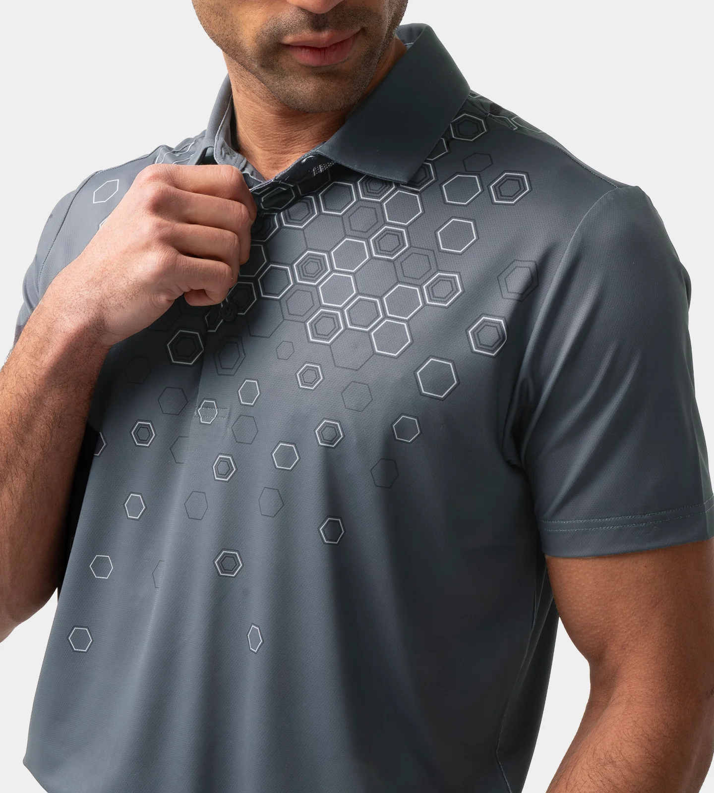 HEXIE POLO - CHARCOAL - Image 5