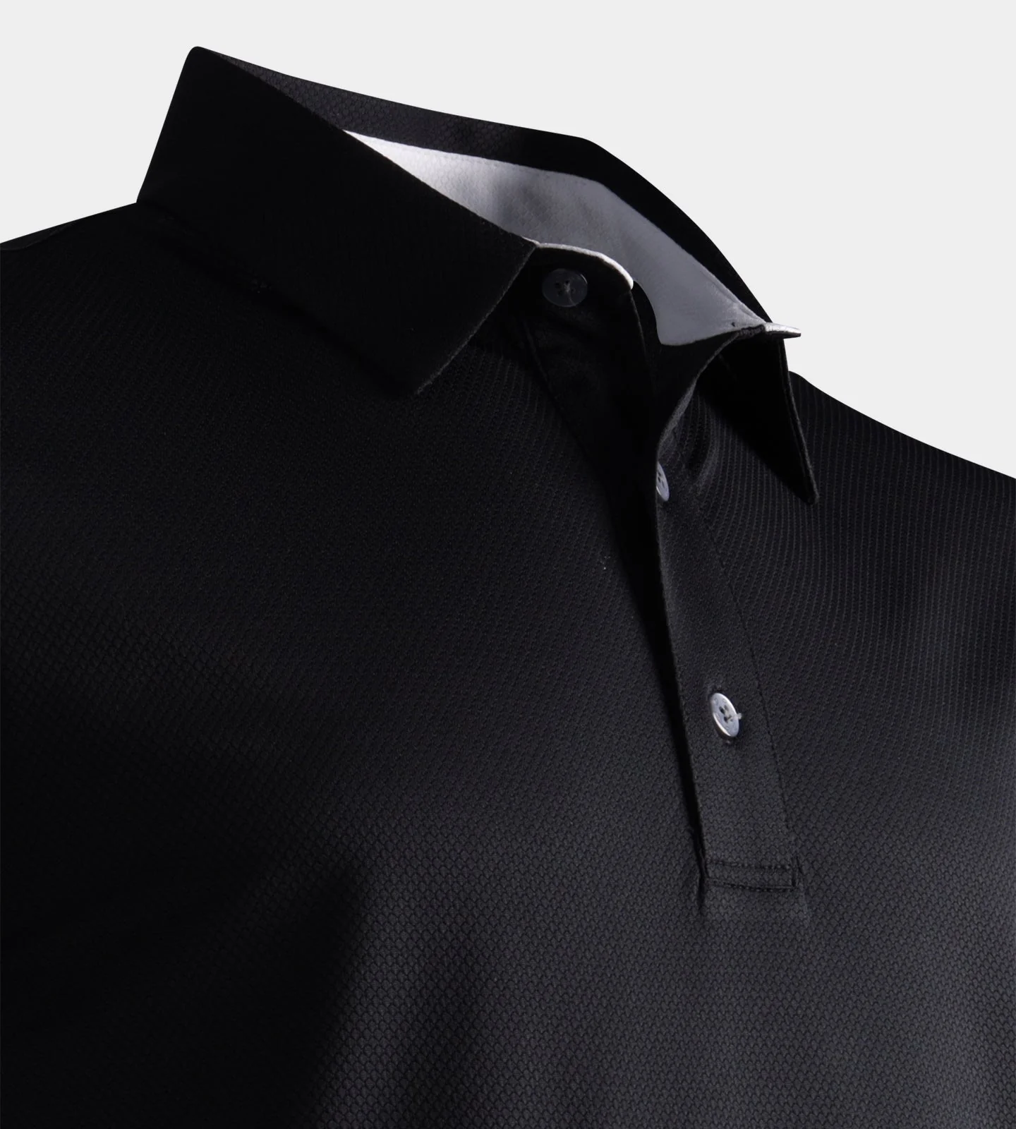 HONEYCOMB POLO - BLACK - Image 4
