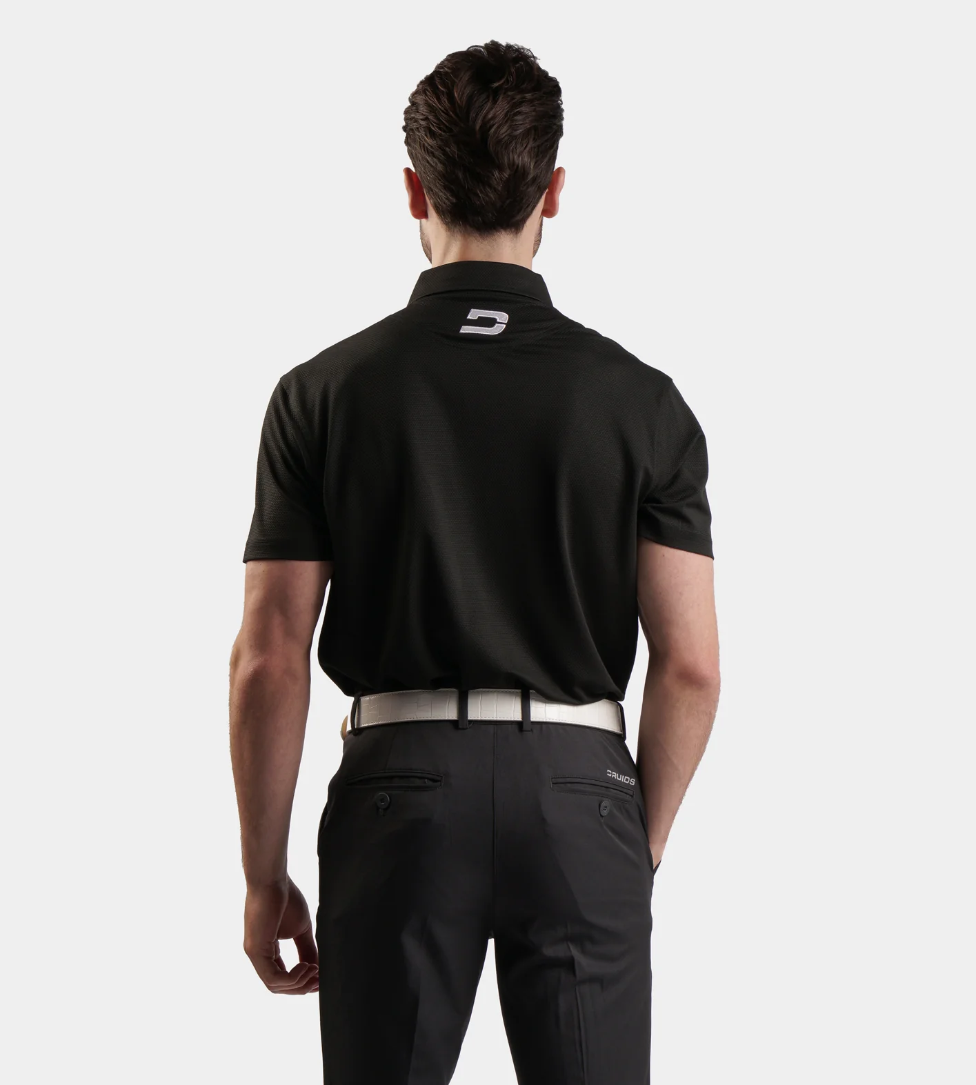 HONEYCOMB POLO - BLACK - Image 6
