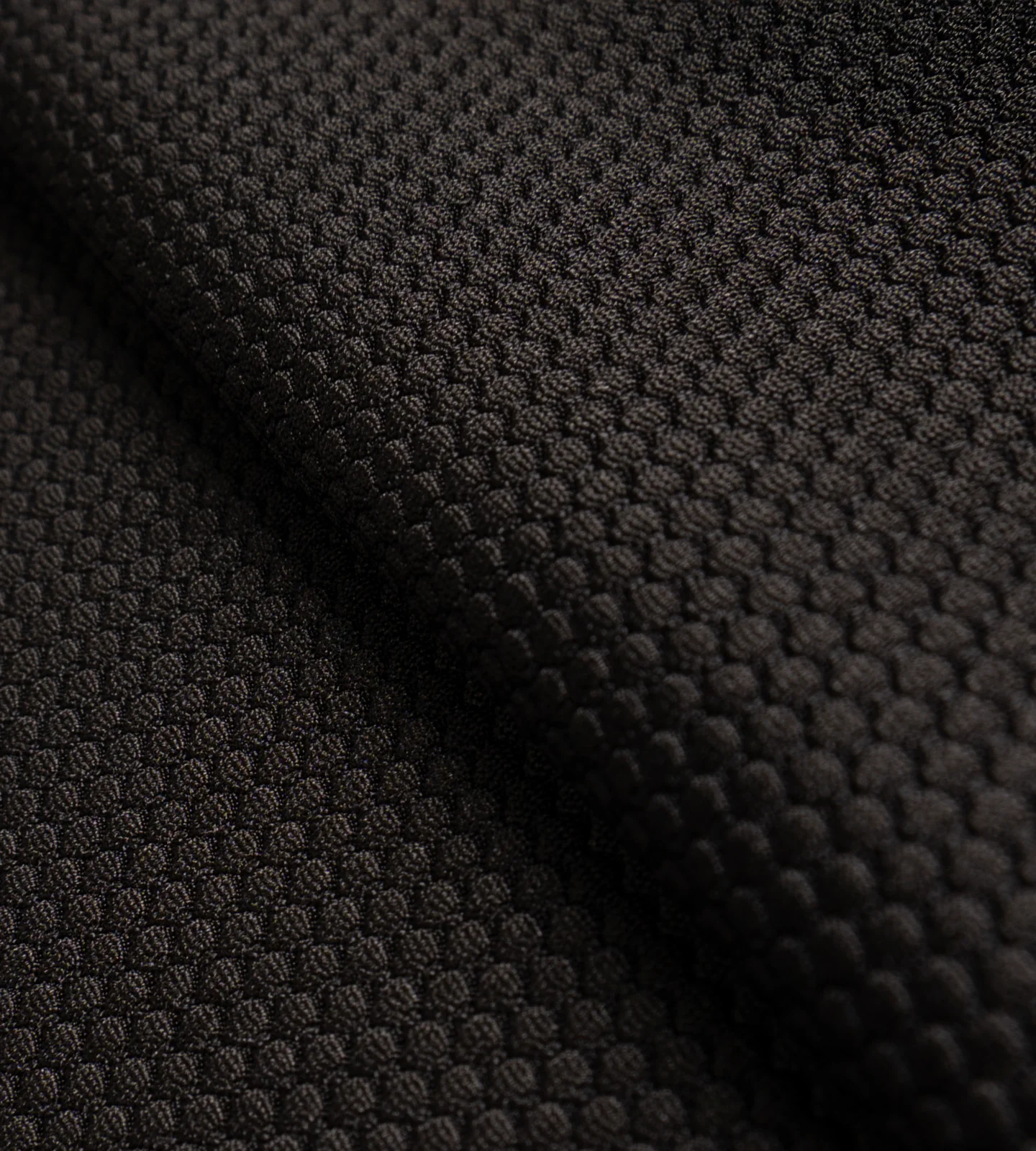 HONEYCOMB POLO - BLACK - Image 9