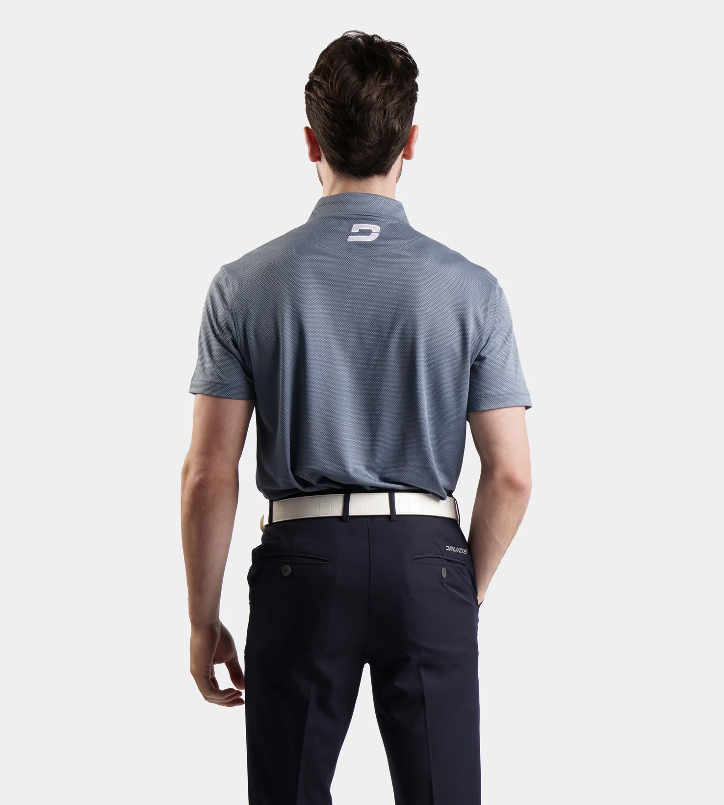 HONEYCOMB POLO - GREY - Image 6