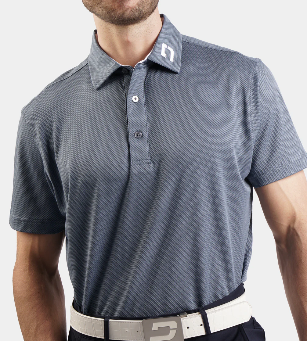 HONEYCOMB POLO - GREY - Image 7