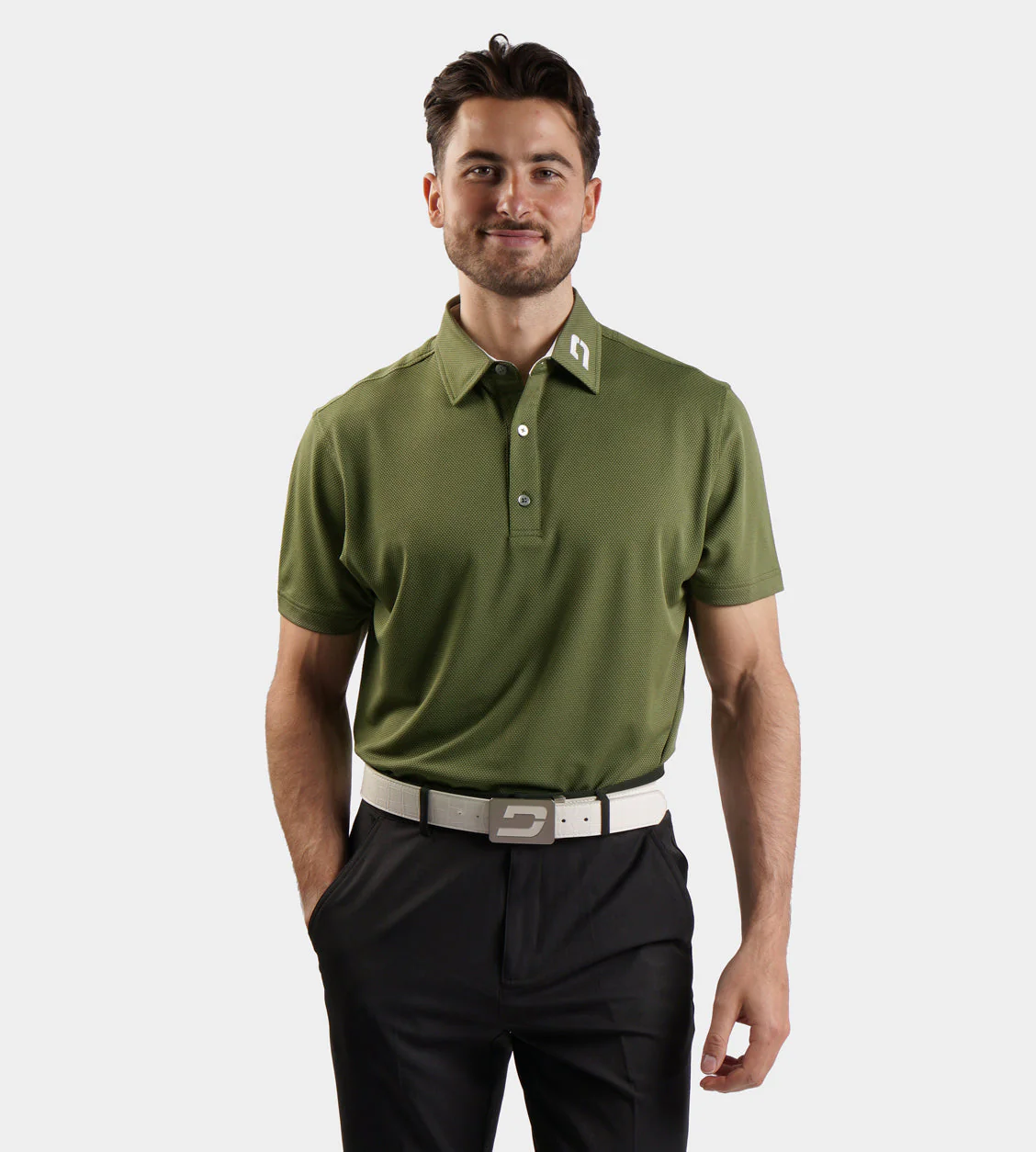 HONEYCOMB POLO - KHAKI - Image 3