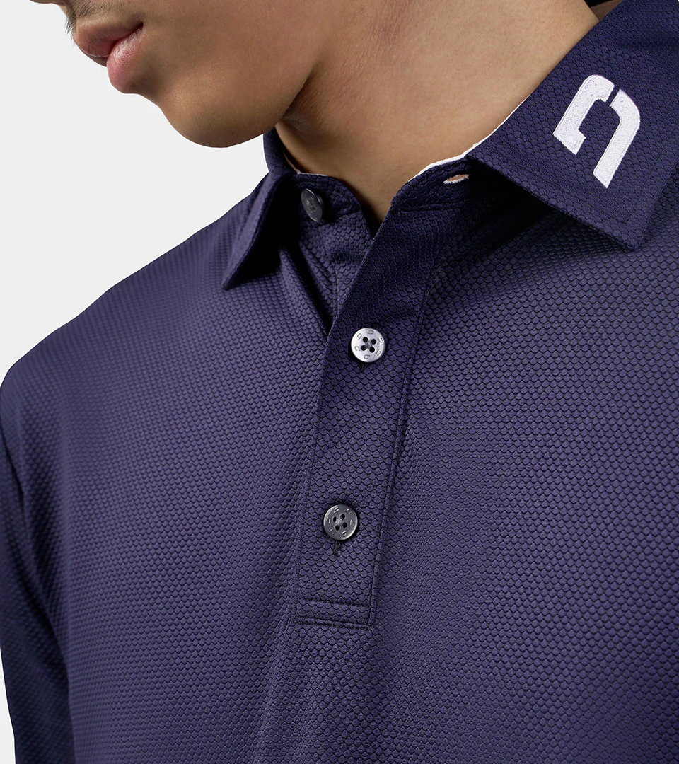 HONEYCOMB POLO - NAVY - Image 7
