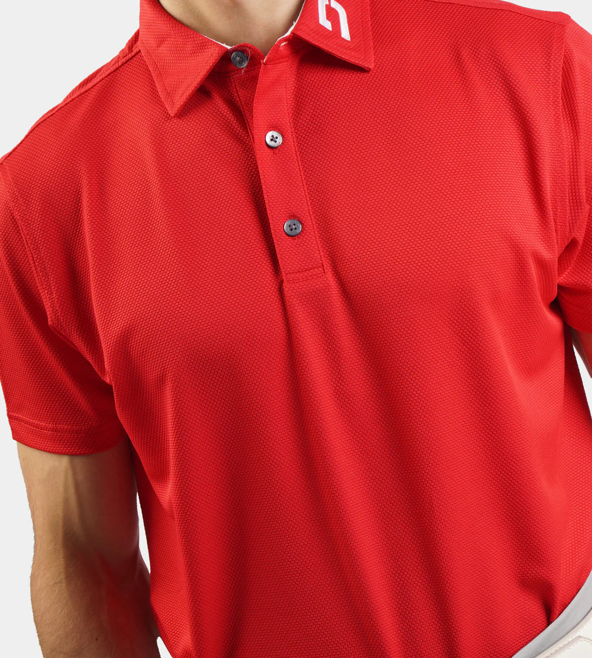HONEYCOMB POLO - RED - Image 4