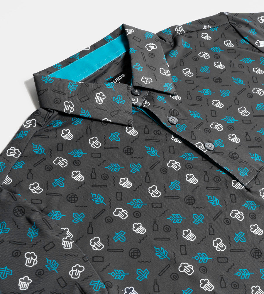 HOPS N BARLEY POLO - BLACK - Image 3