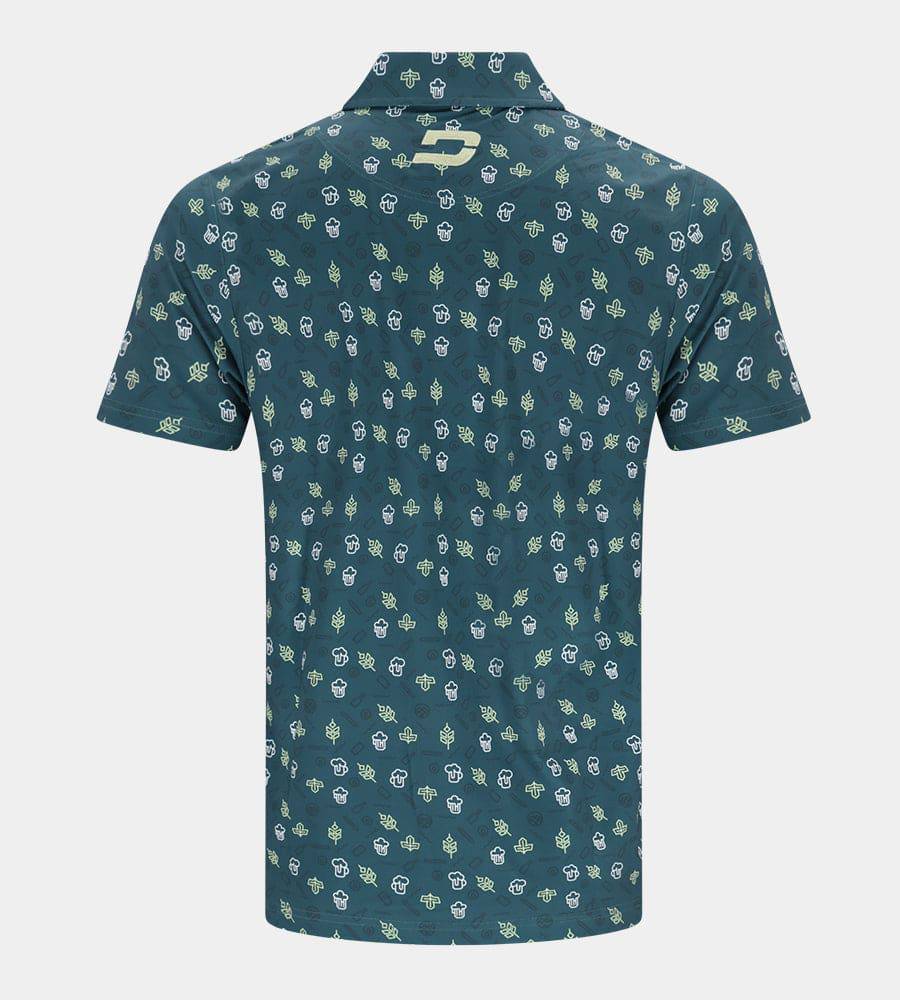 HOPS N BARLEY POLO - GREEN - Image 2