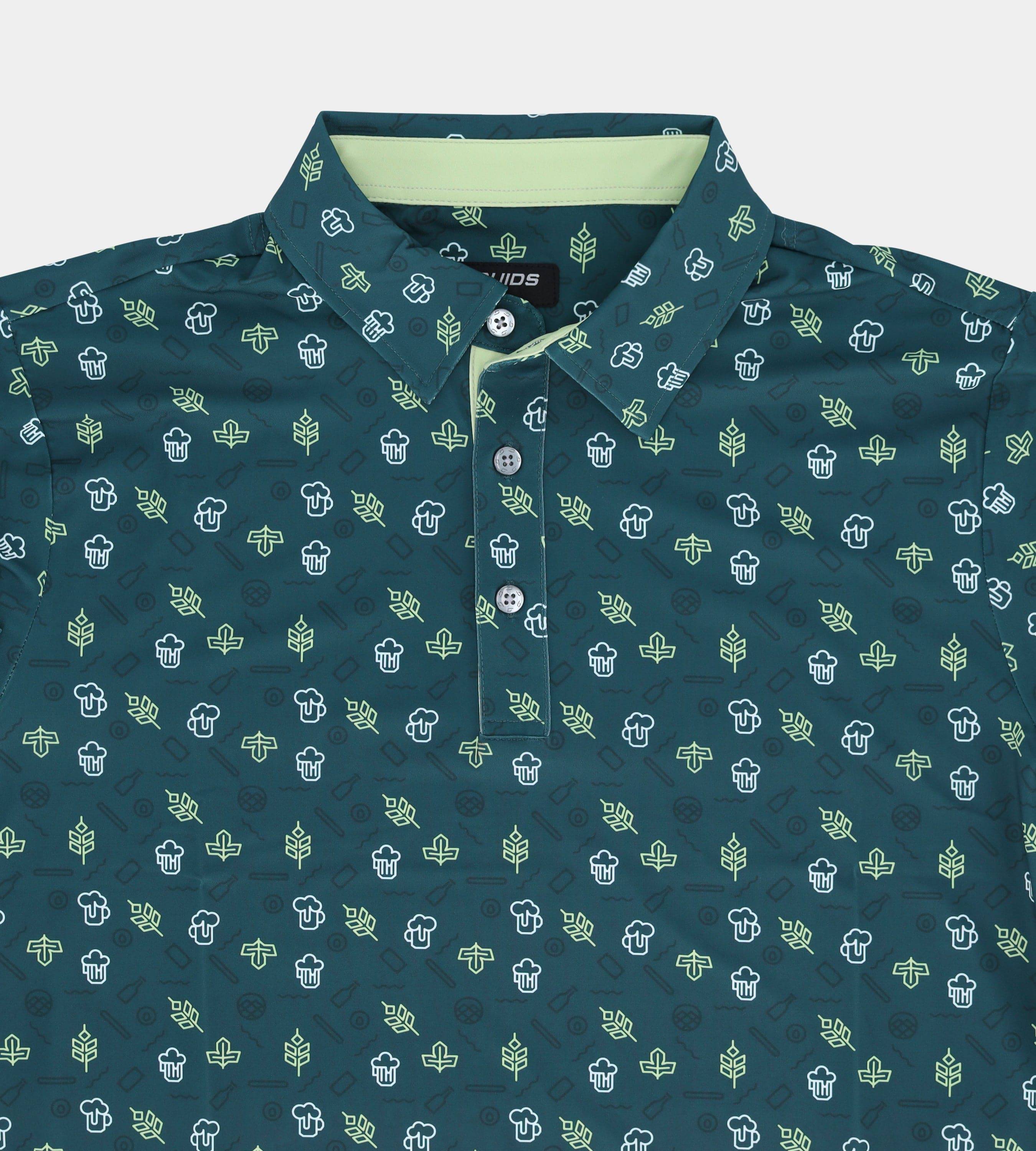 HOPS N BARLEY POLO - GREEN - Image 8