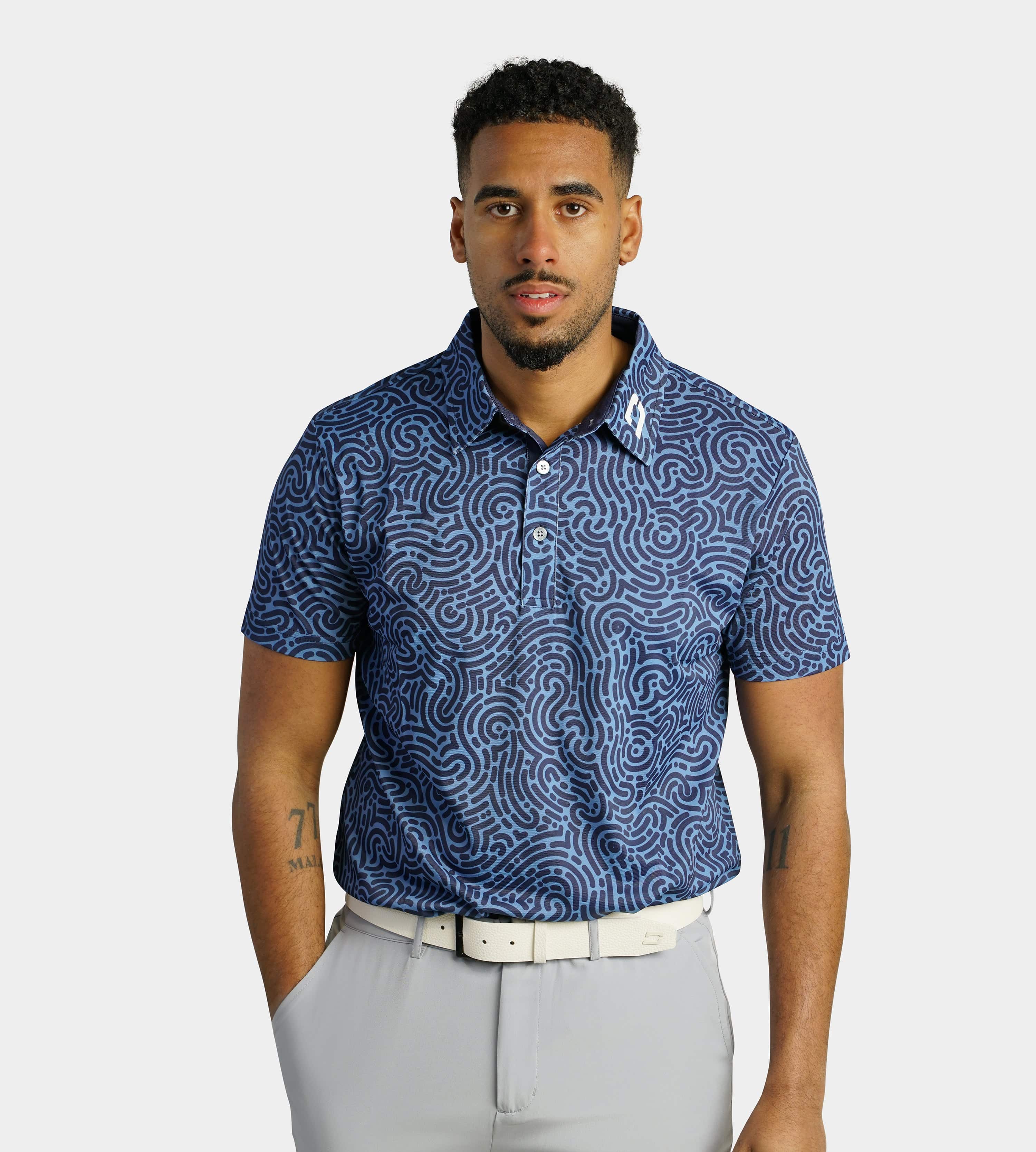 JUMBLE POLO - NAVY - Image 3