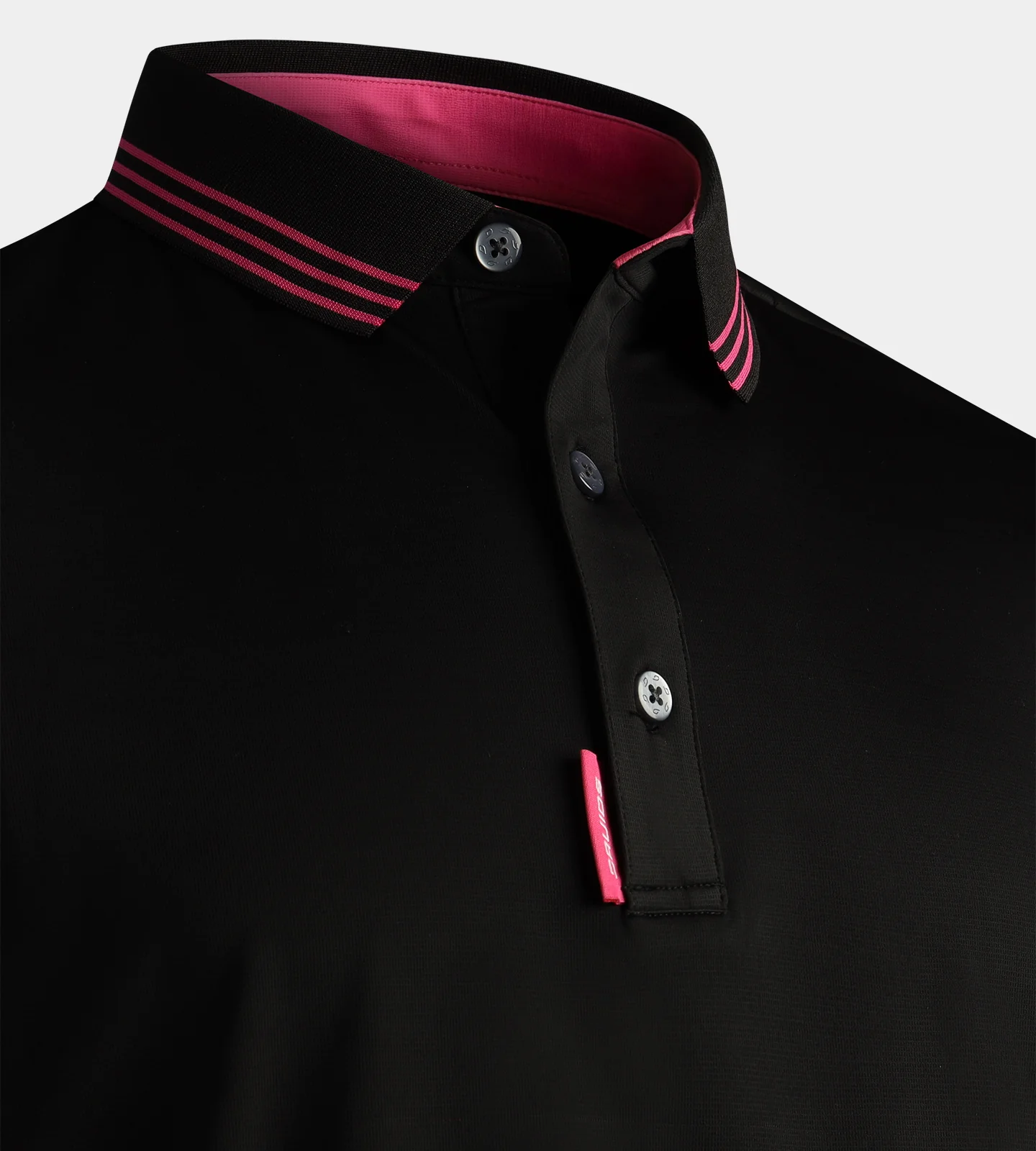 KIDS BACKNINE POLO - BLACK - Image 3