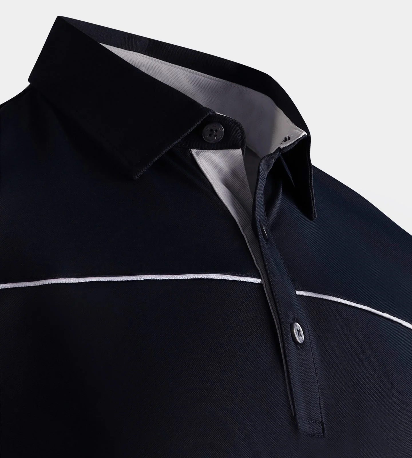 KIDS BLOCK PIQUE POLO - NAVY - Image 4