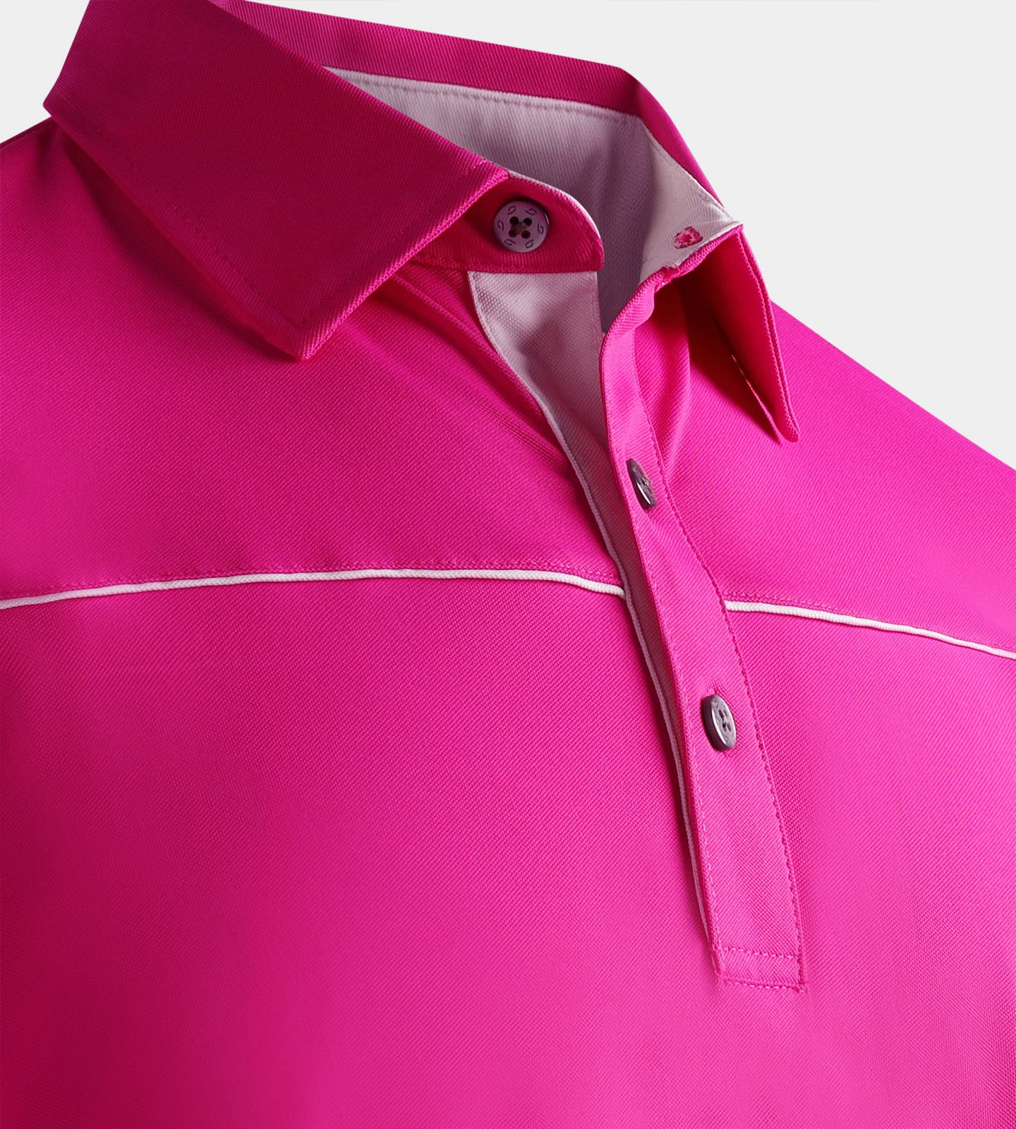 KIDS BLOCK PIQUE POLO - PINK - Image 4