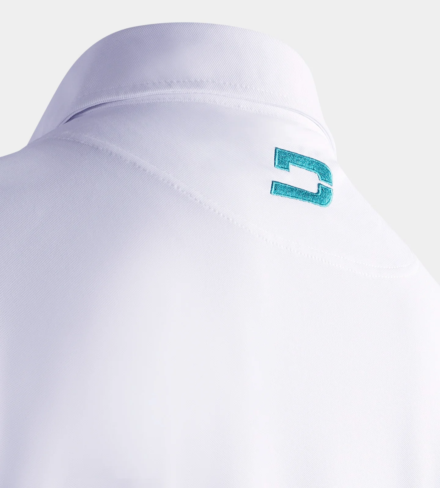 KIDS BLOCK PIQUE POLO - WHITE - Image 5