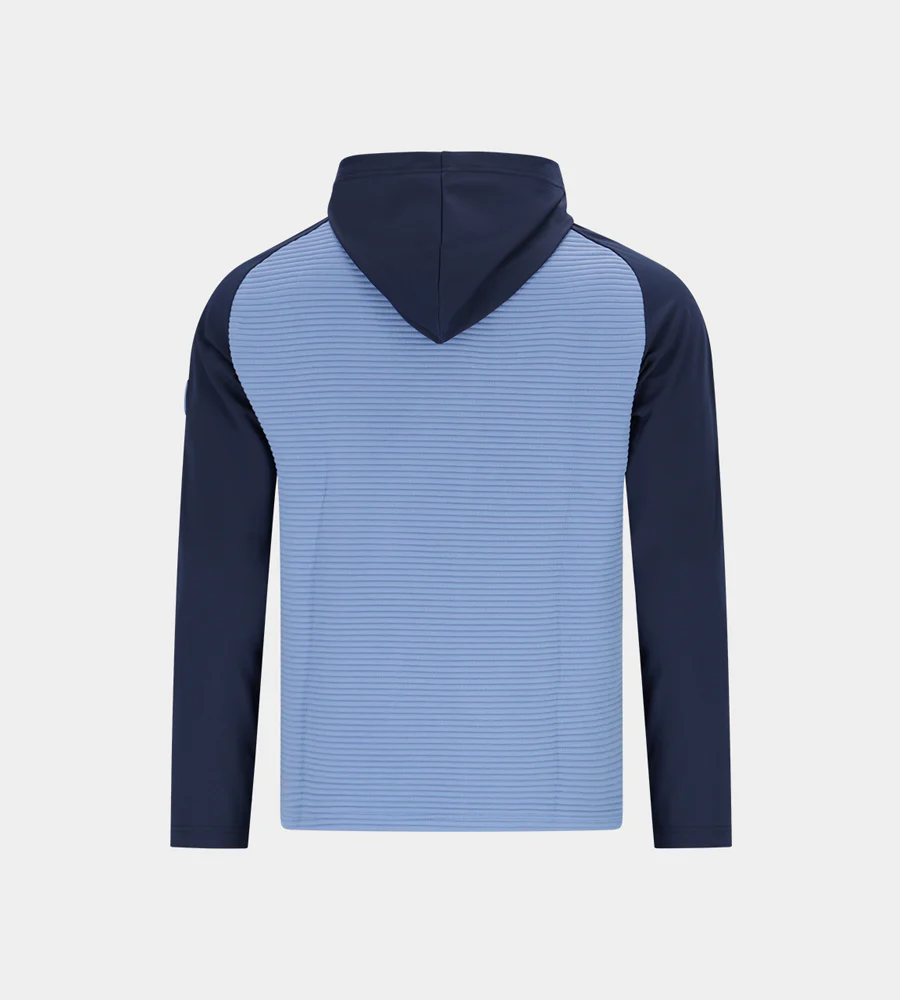 KIDS CONTRAST HOODIE - BLUE - Image 2