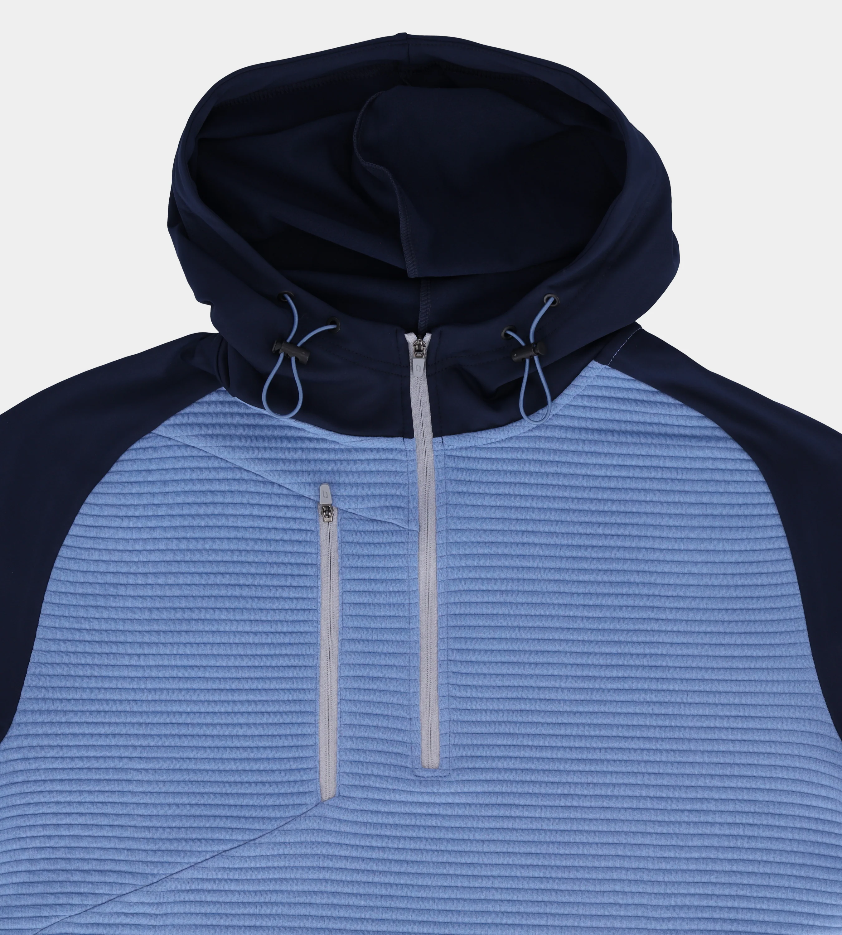 KIDS CONTRAST HOODIE - BLUE - Image 3