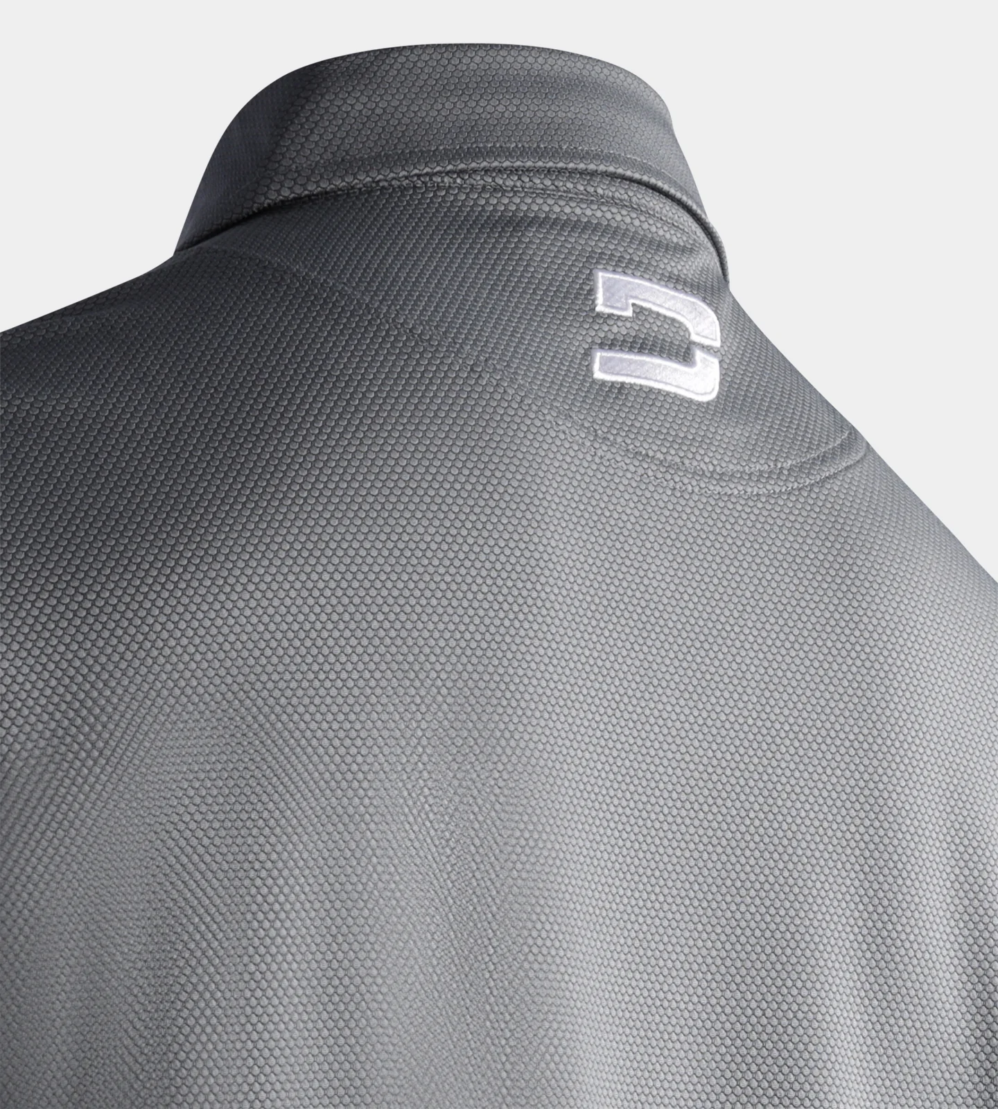 KIDS HONEYCOMB POLO - GREY - Image 4