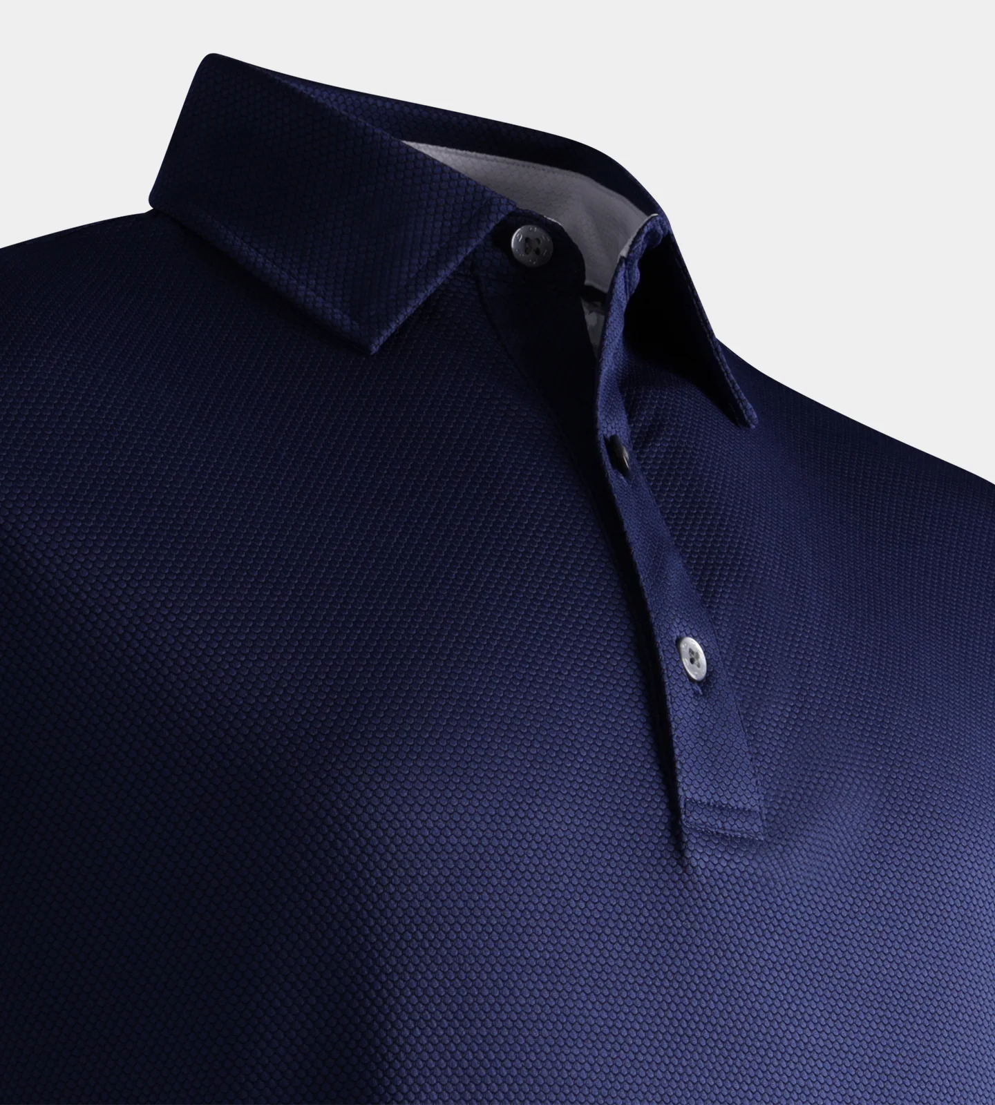 KIDS HONEYCOMB POLO - NAVY - Image 3