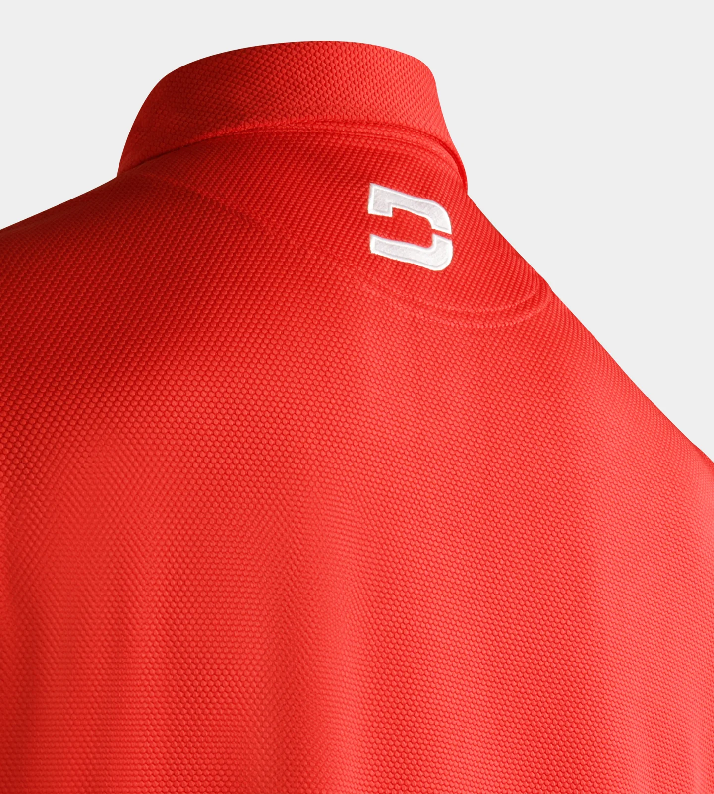KIDS HONEYCOMB POLO - RED - Image 4