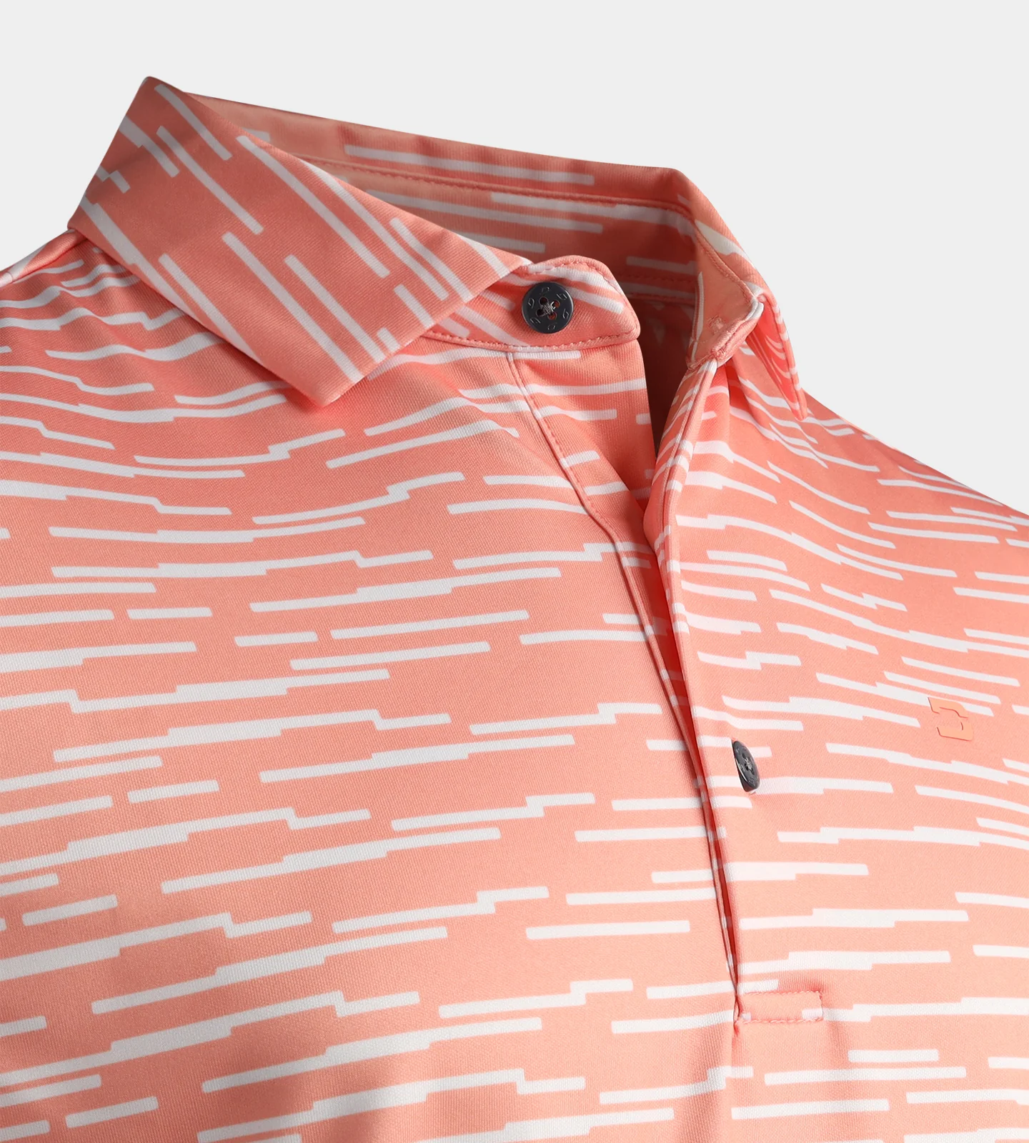 KIDS PARALLEL POLO - CORAL - Image 3