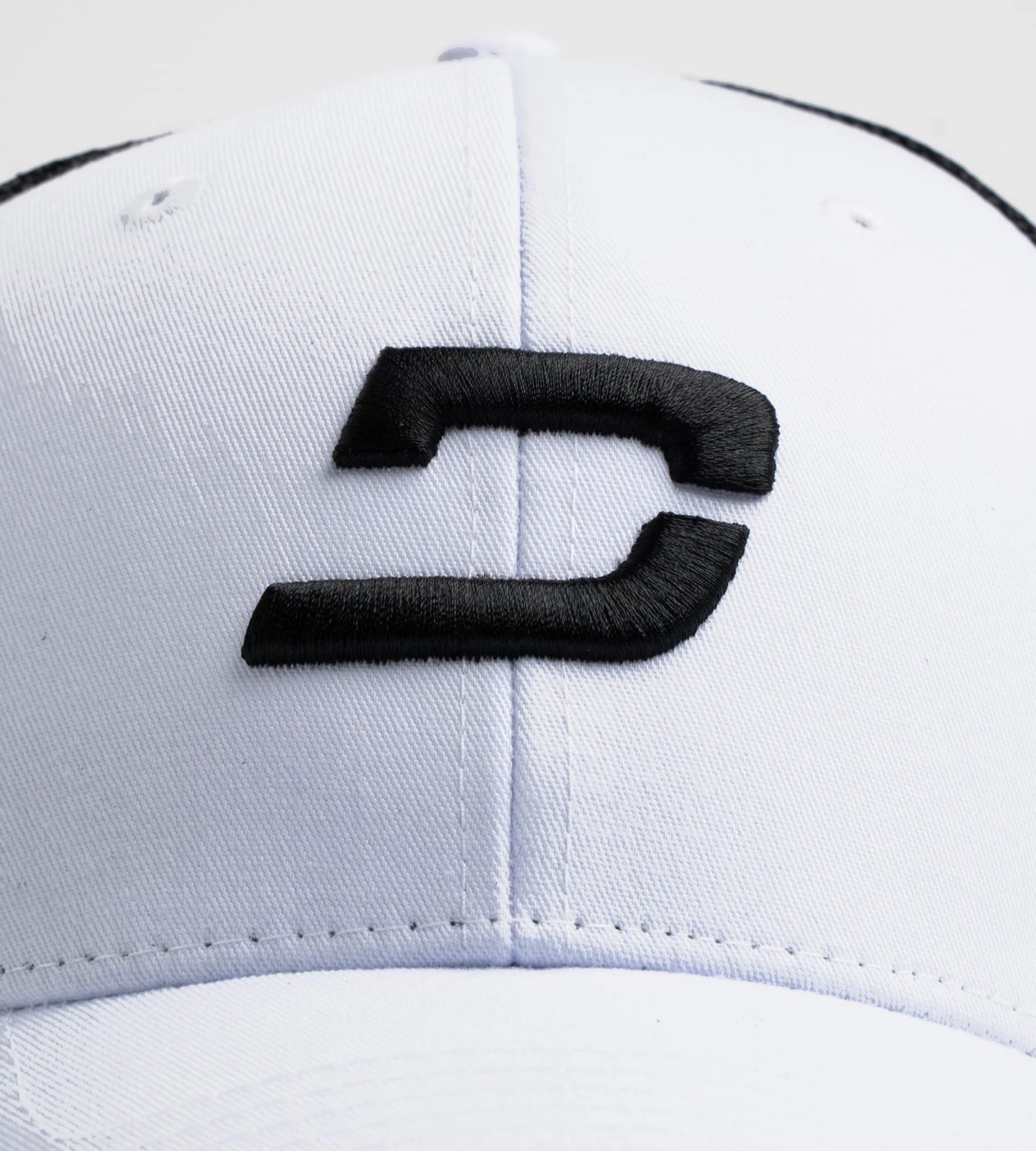 KIDS PLAYERS D CAP - WHITE/BLACK - Image 3