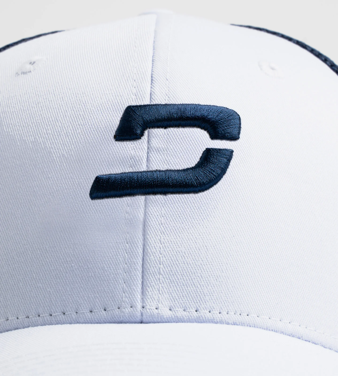 KIDS PLAYERS D CAP - WHITE/NAVY - Image 3