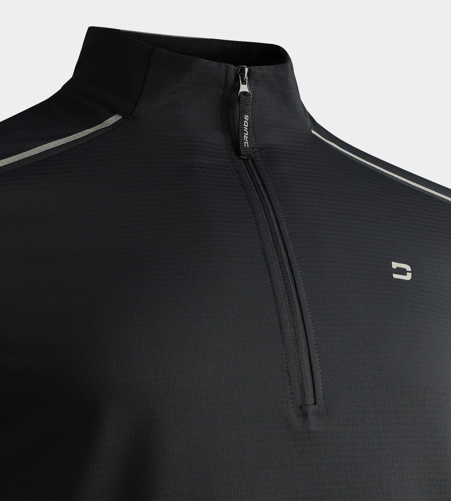 KIDS RIBBED PINE MIDLAYER - BLACK - Image 3
