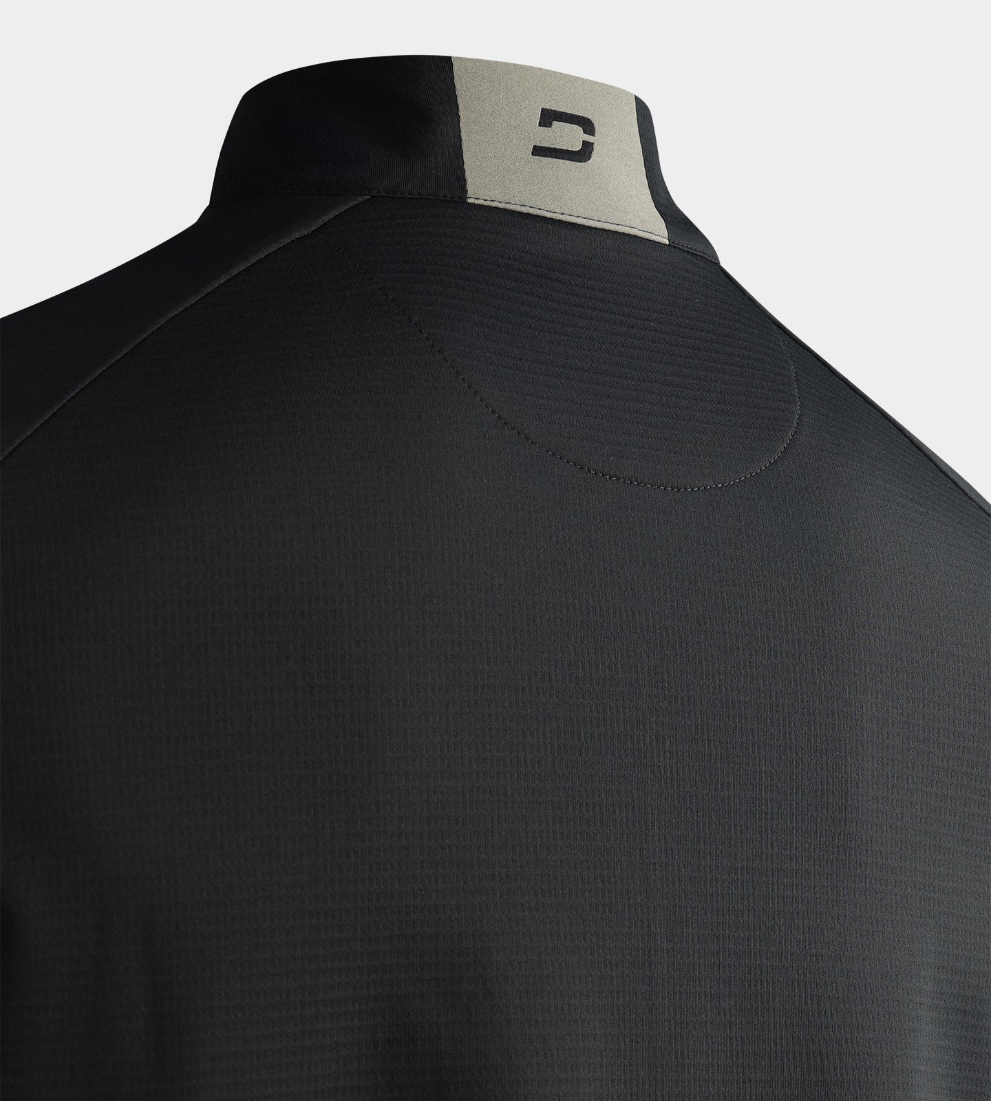 KIDS RIBBED PINE MIDLAYER - BLACK - Image 4