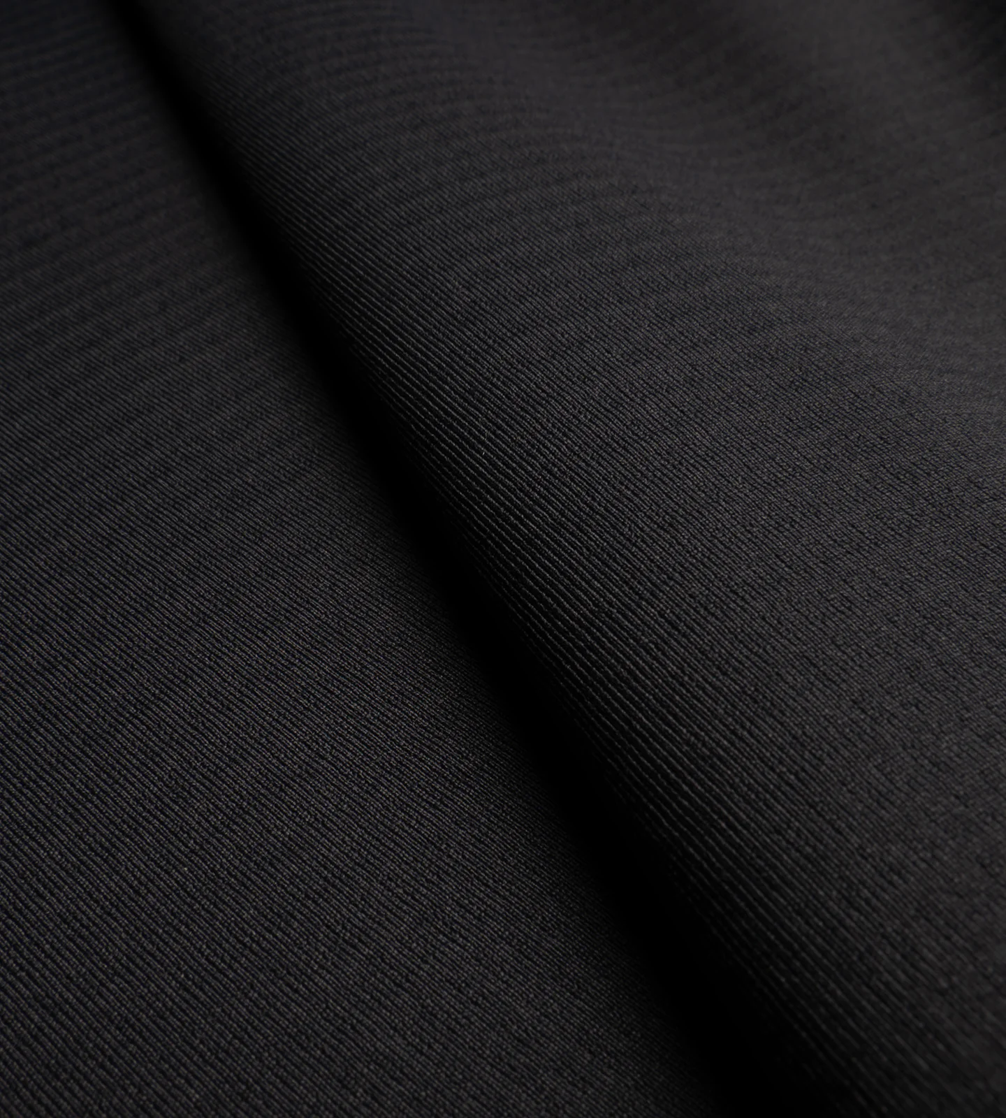 KIDS RIBBED PINE MIDLAYER - BLACK - Image 6