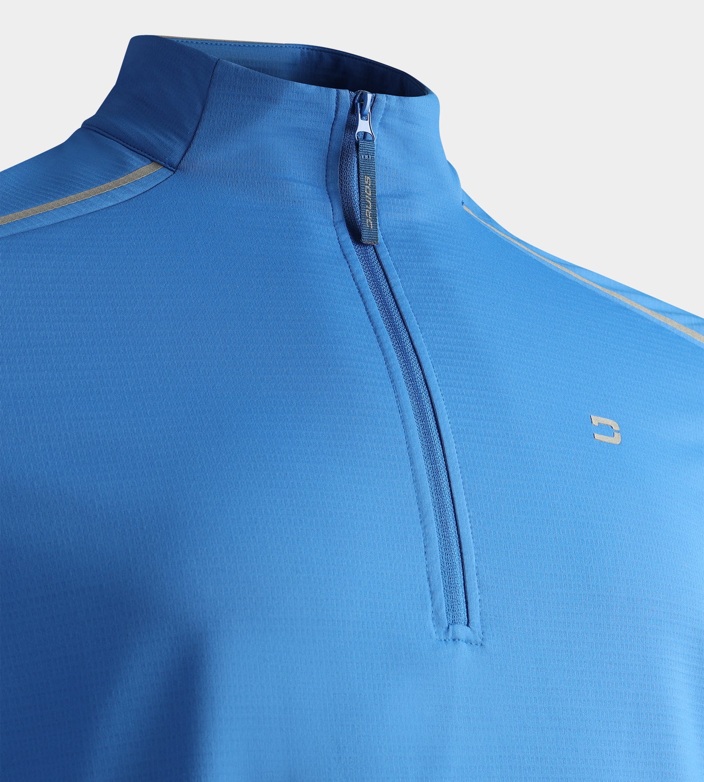 KIDS RIBBED PINE MIDLAYER - BLUE - Image 3