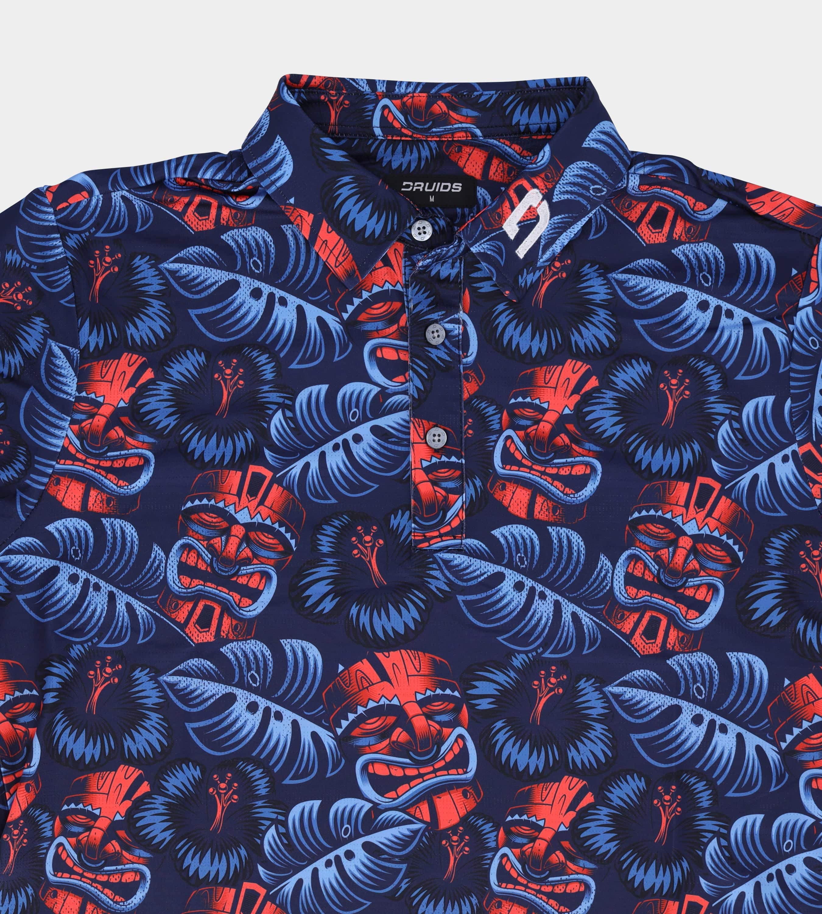 KIDS TIKI POLO - NAVY/ORANGE - Image 3
