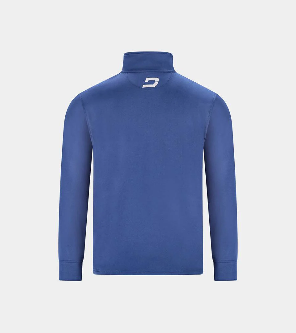 KIDS ULTRA BLEND 1/4 ZIP - BLUE - Image 2