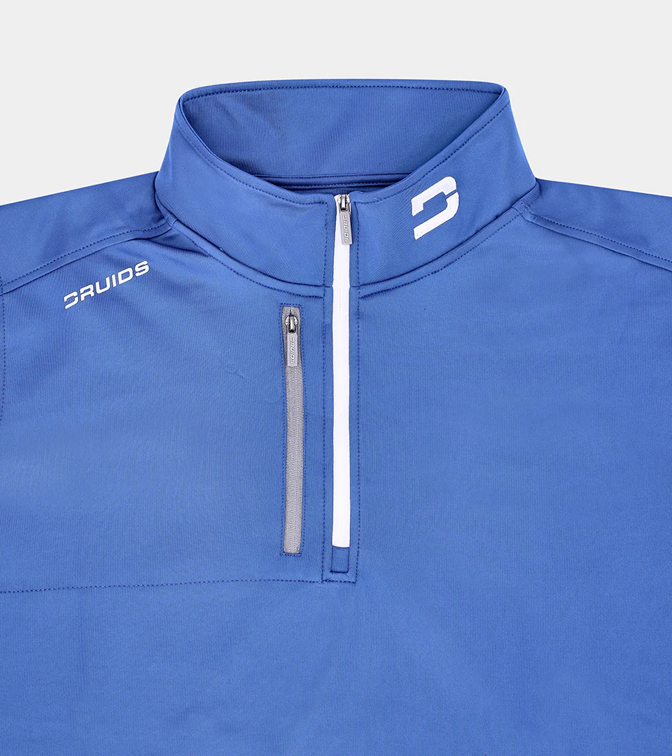 KIDS ULTRA BLEND 1/4 ZIP - BLUE - Image 5