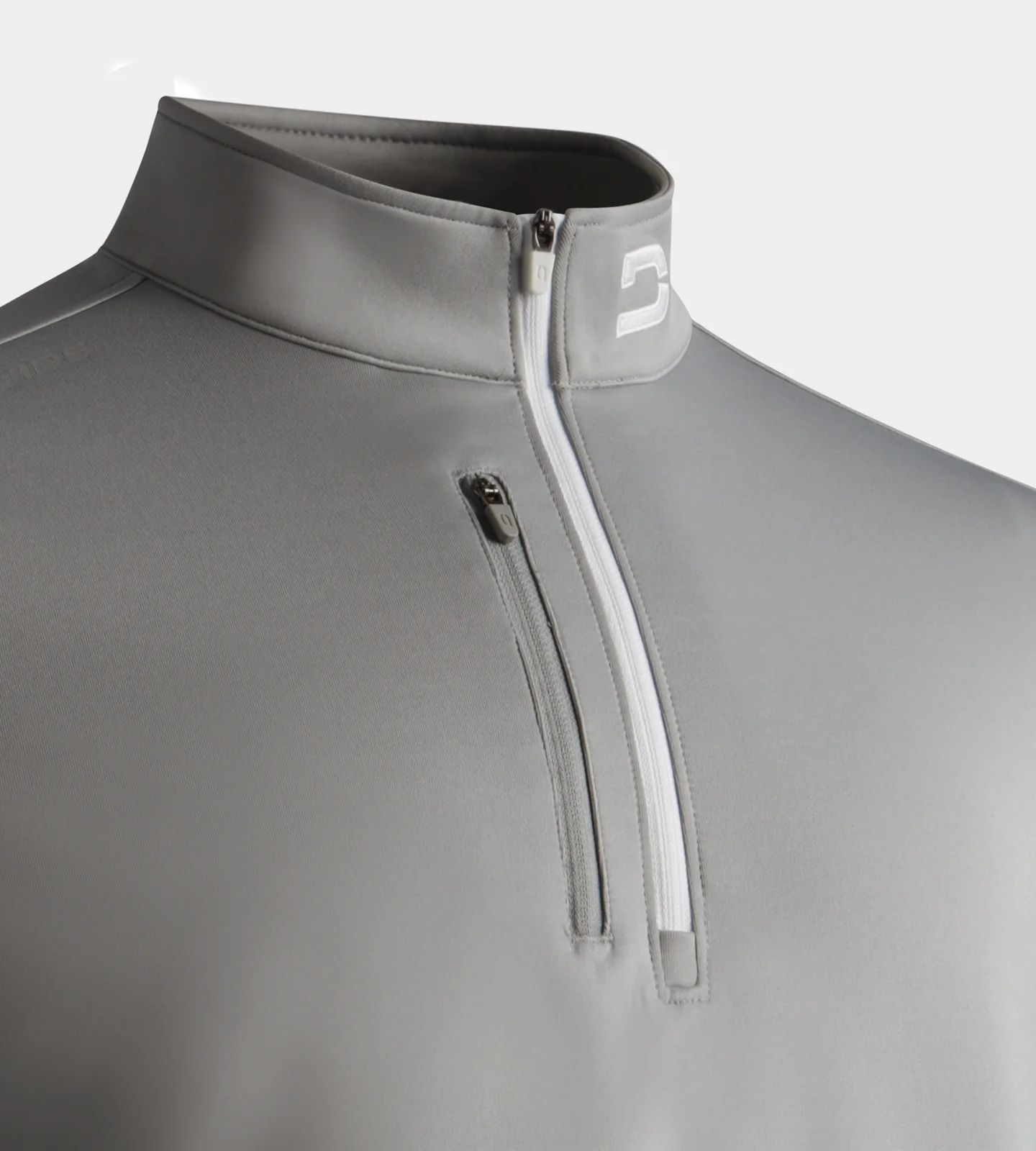 KIDS ULTRA BLEND 1/4 ZIP - GREY - Image 3