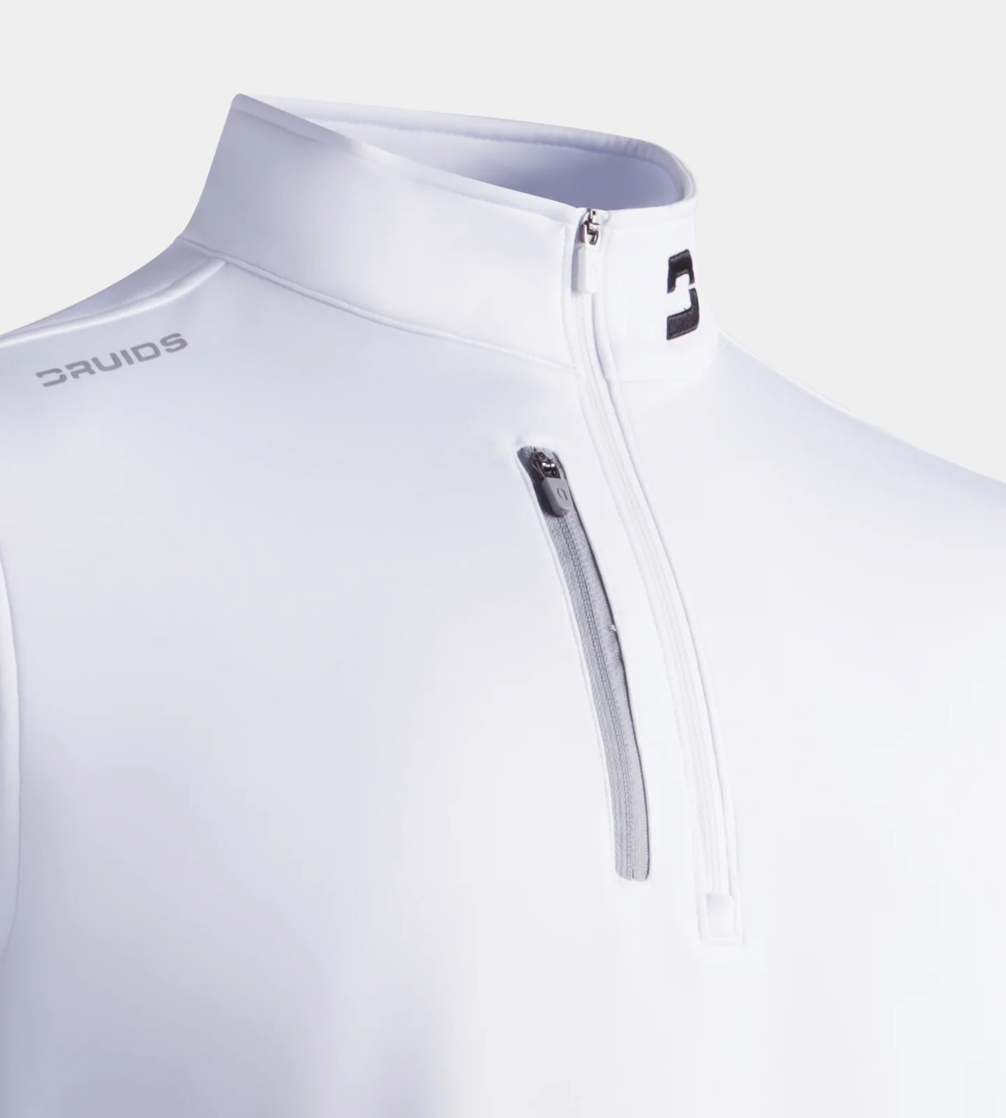 KIDS ULTRA BLEND 1/4 ZIP - WHITE - Image 3