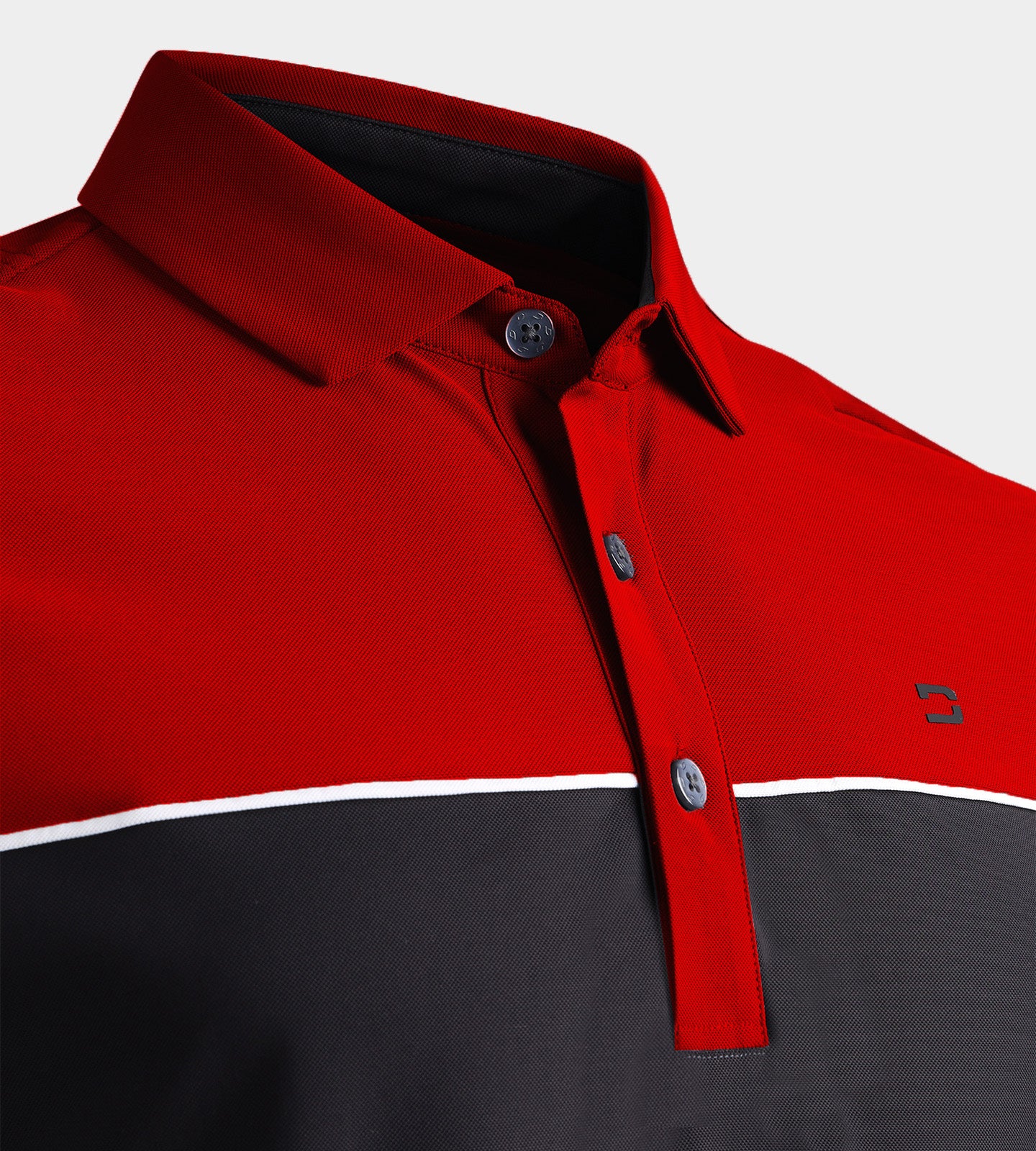 KIDS VENTO POLO - RED/ BLACK - Image 3