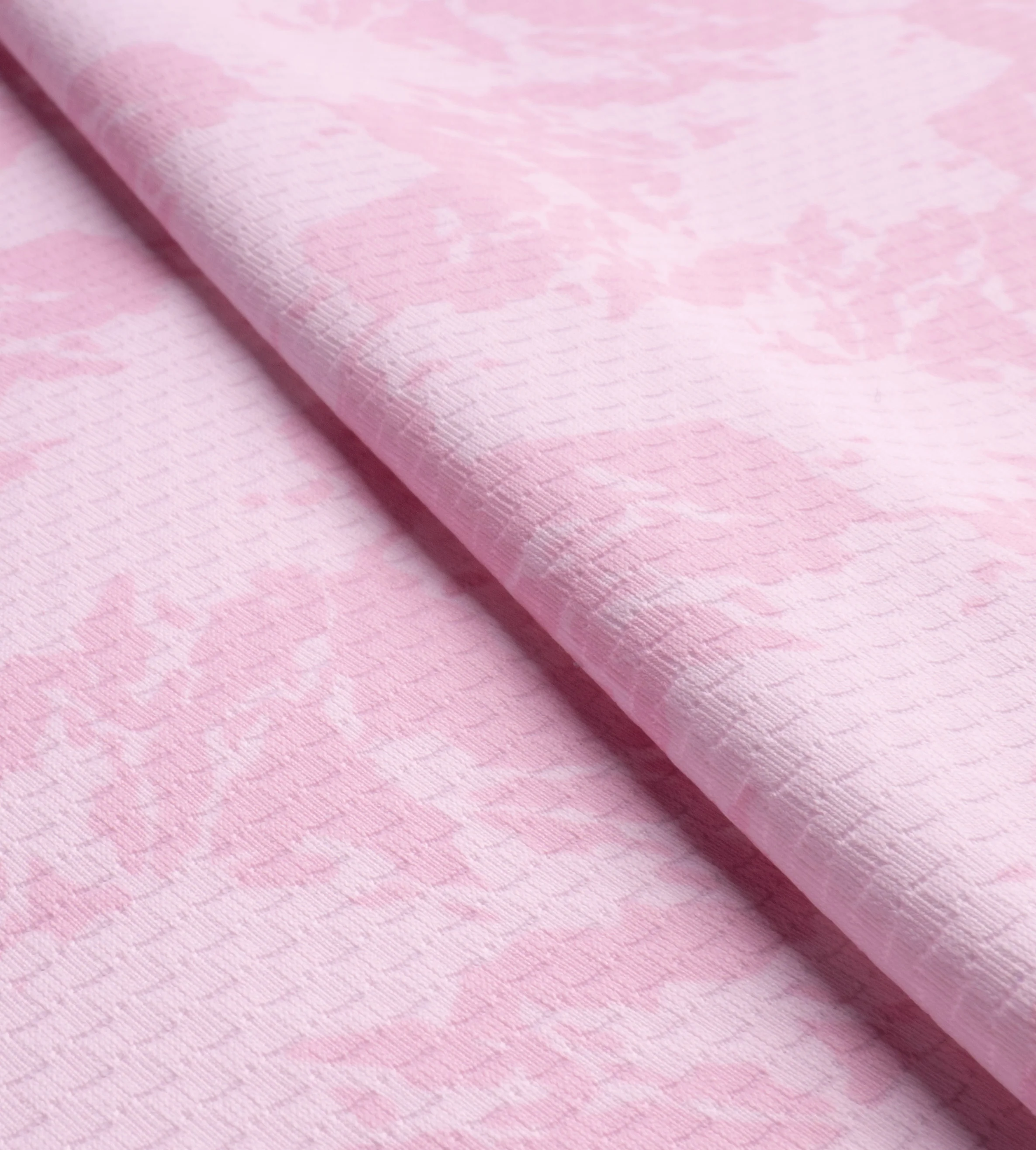 LADIES ABSTRACT EMOTIVE POLO - CORAL - Image 7