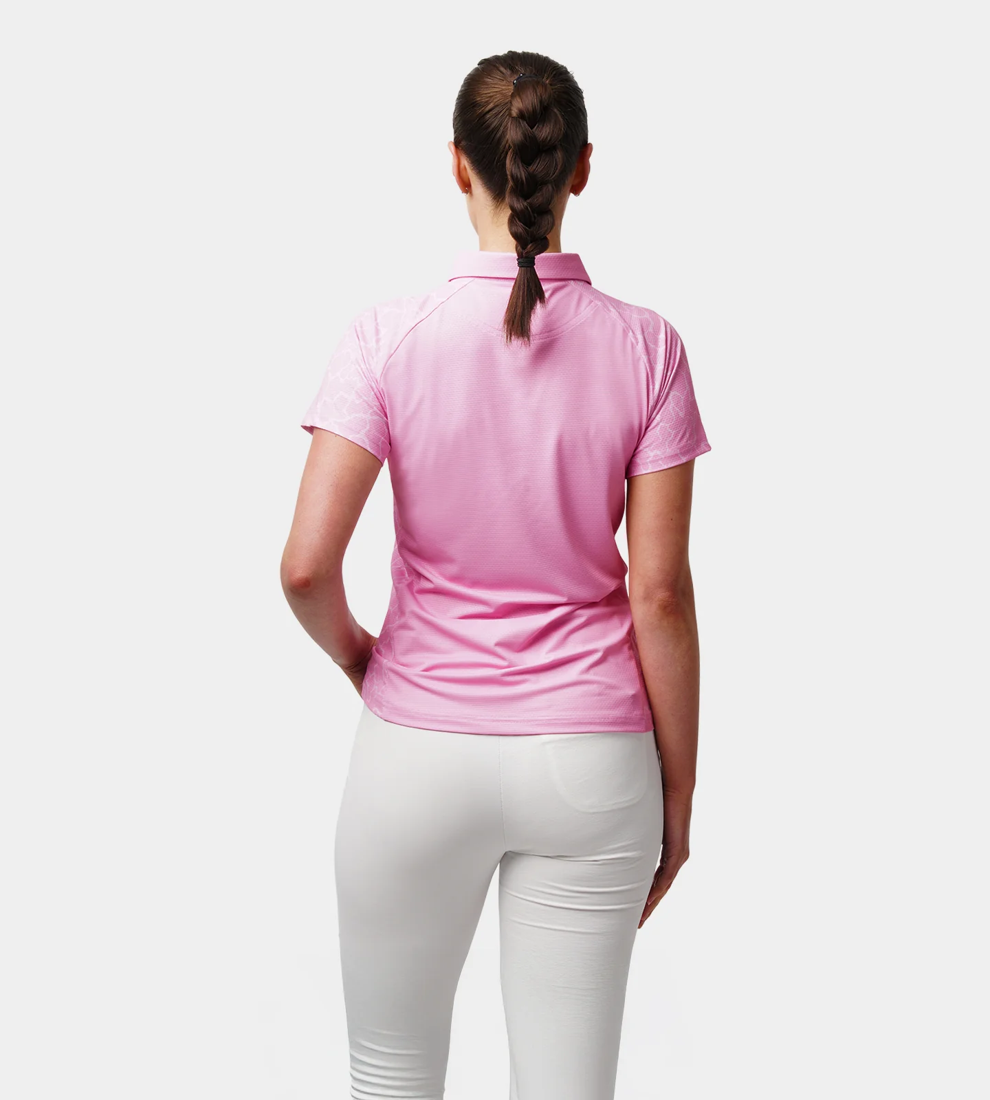 LADIES APEX POLO - BLUSH - Image 2