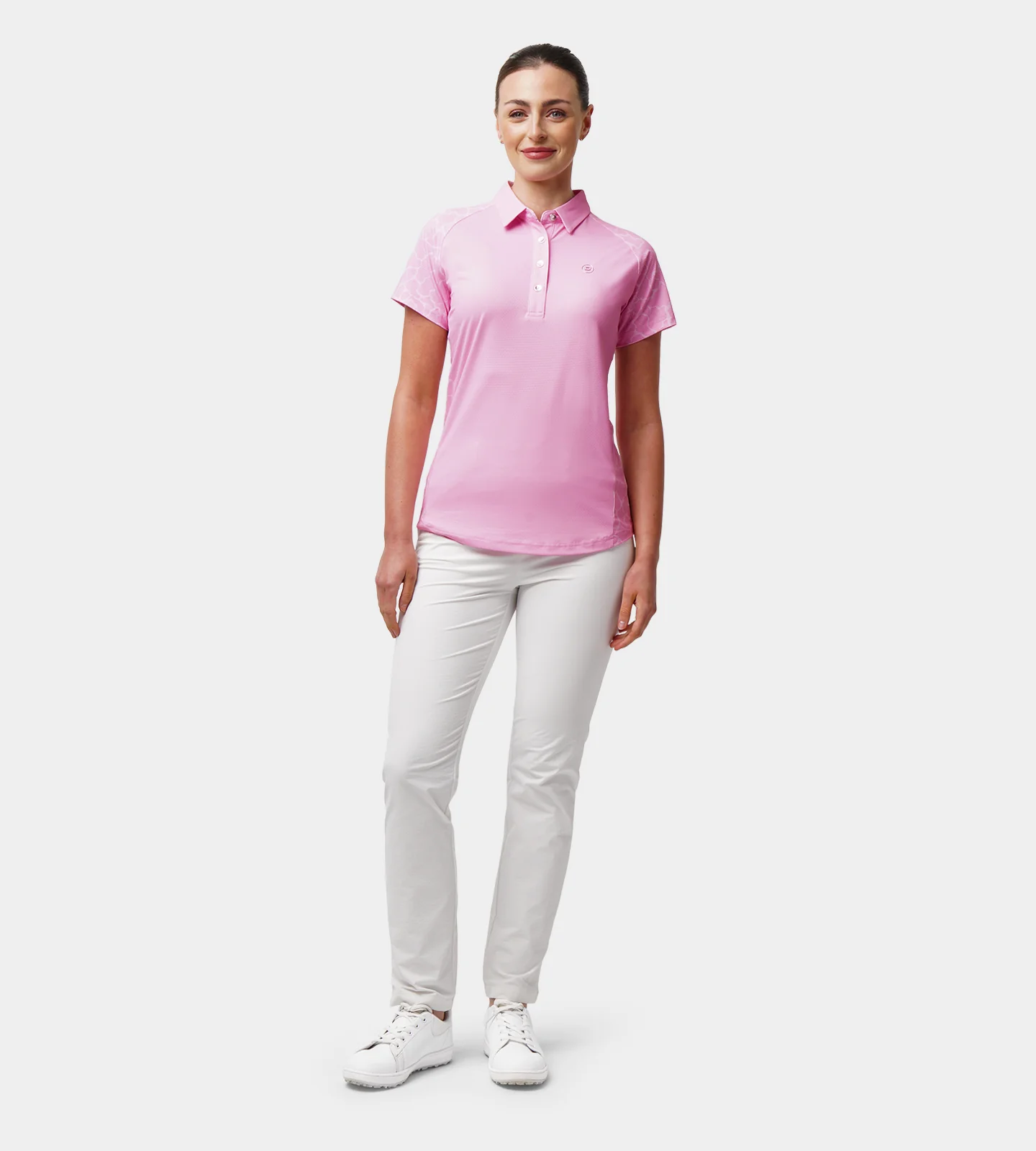LADIES APEX POLO - BLUSH - Image 4