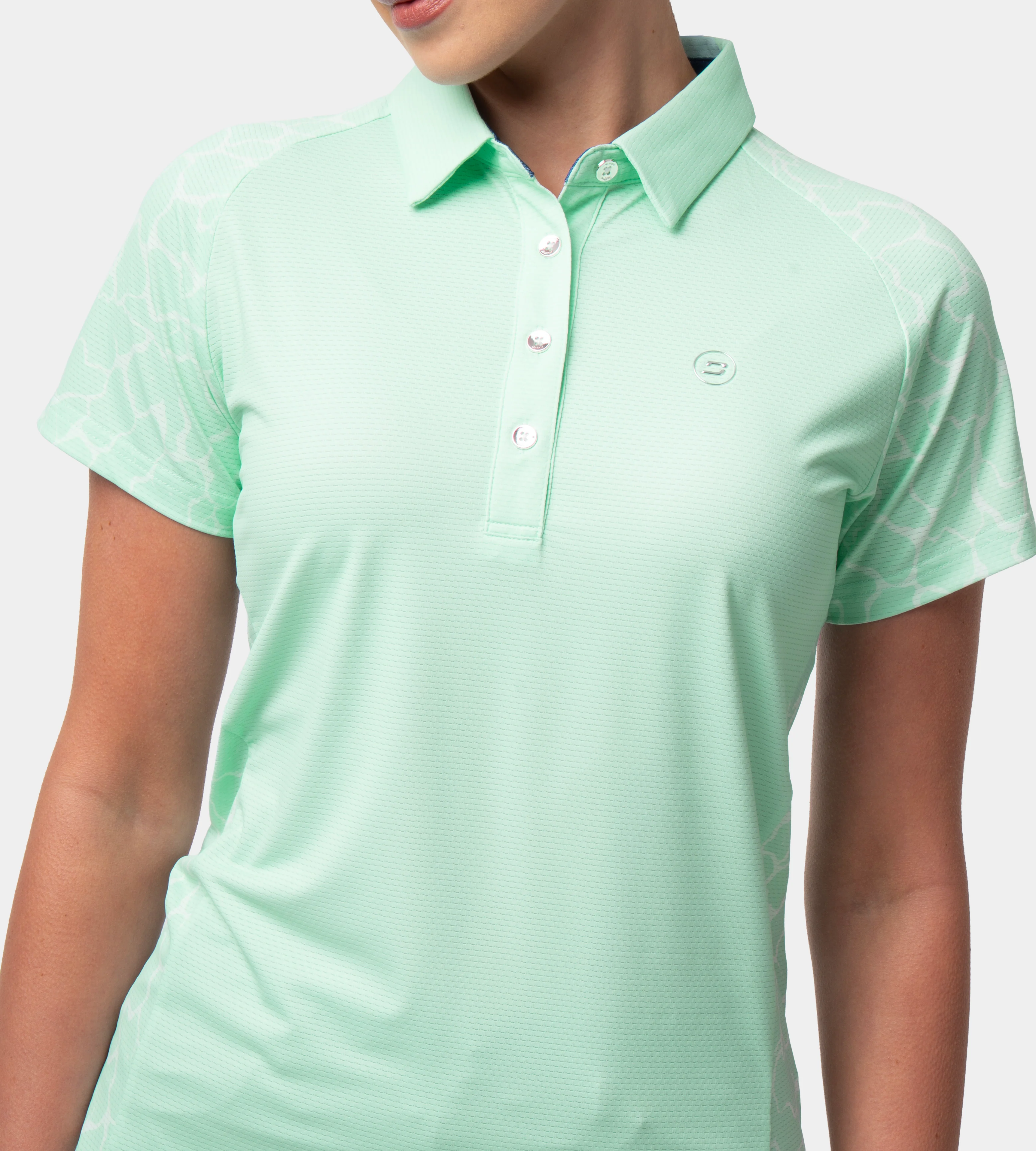 LADIES APEX POLO - MINT - Image 2