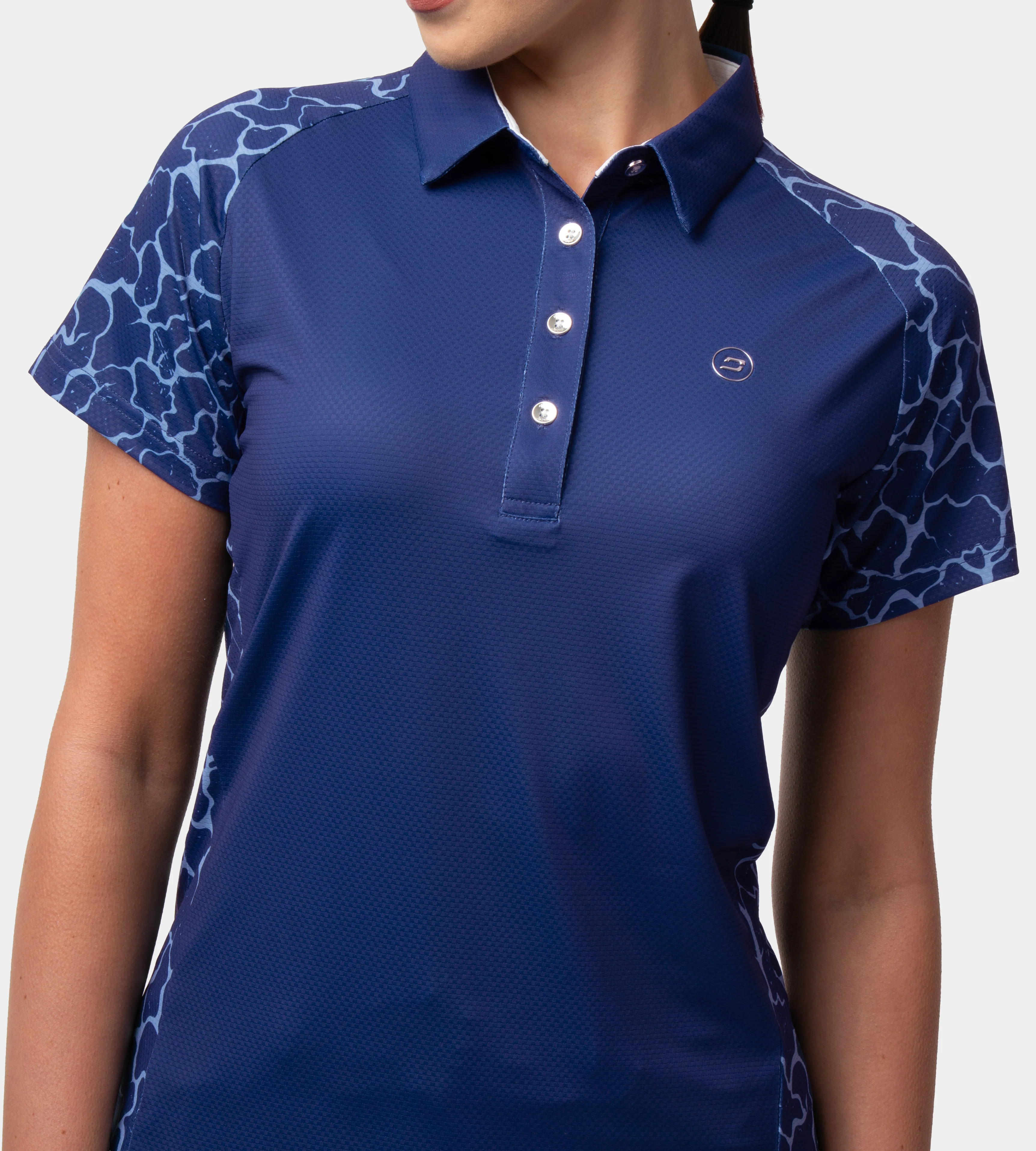 LADIES APEX POLO - NAVY - Image 2