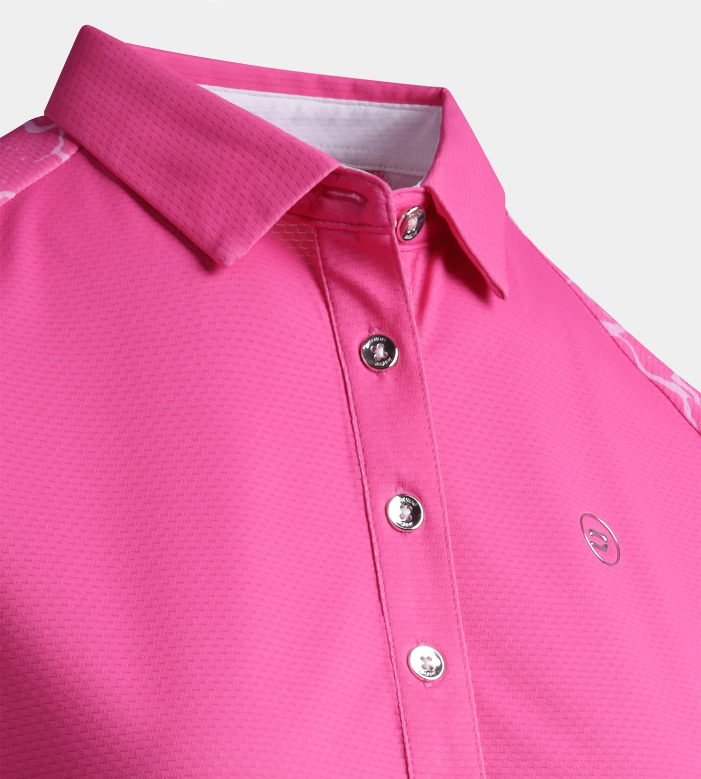 LADIES APEX POLO - PINK - Image 6