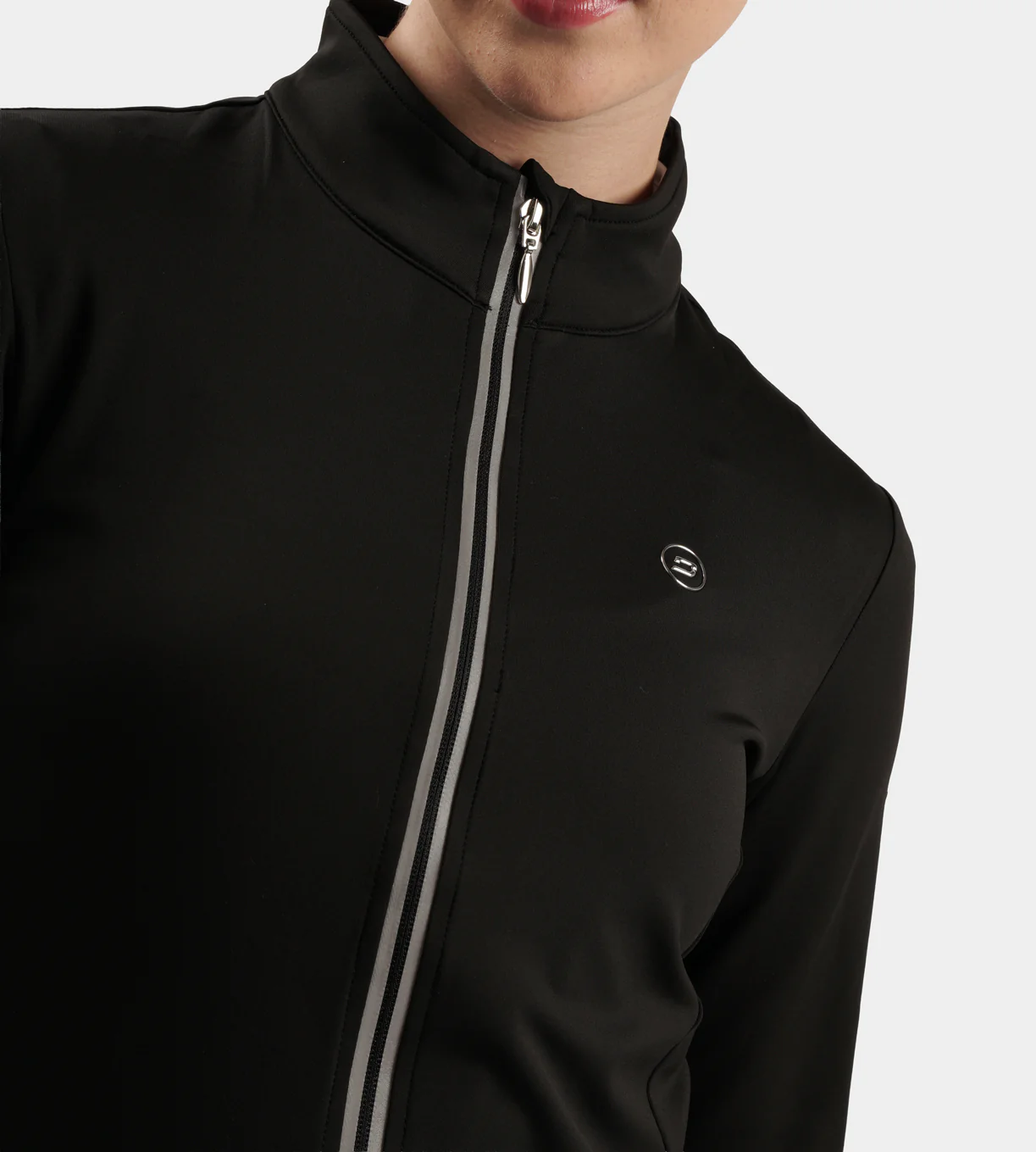 LADIES ARCHER JACKET - BLACK - Image 2
