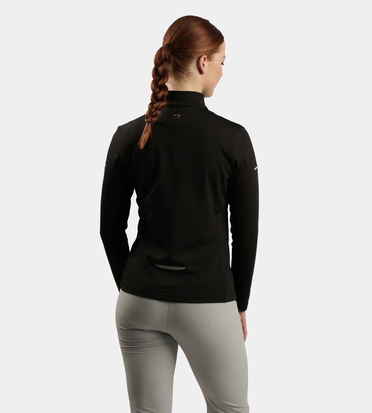 LADIES ARCHER JACKET - BLACK - Image 3