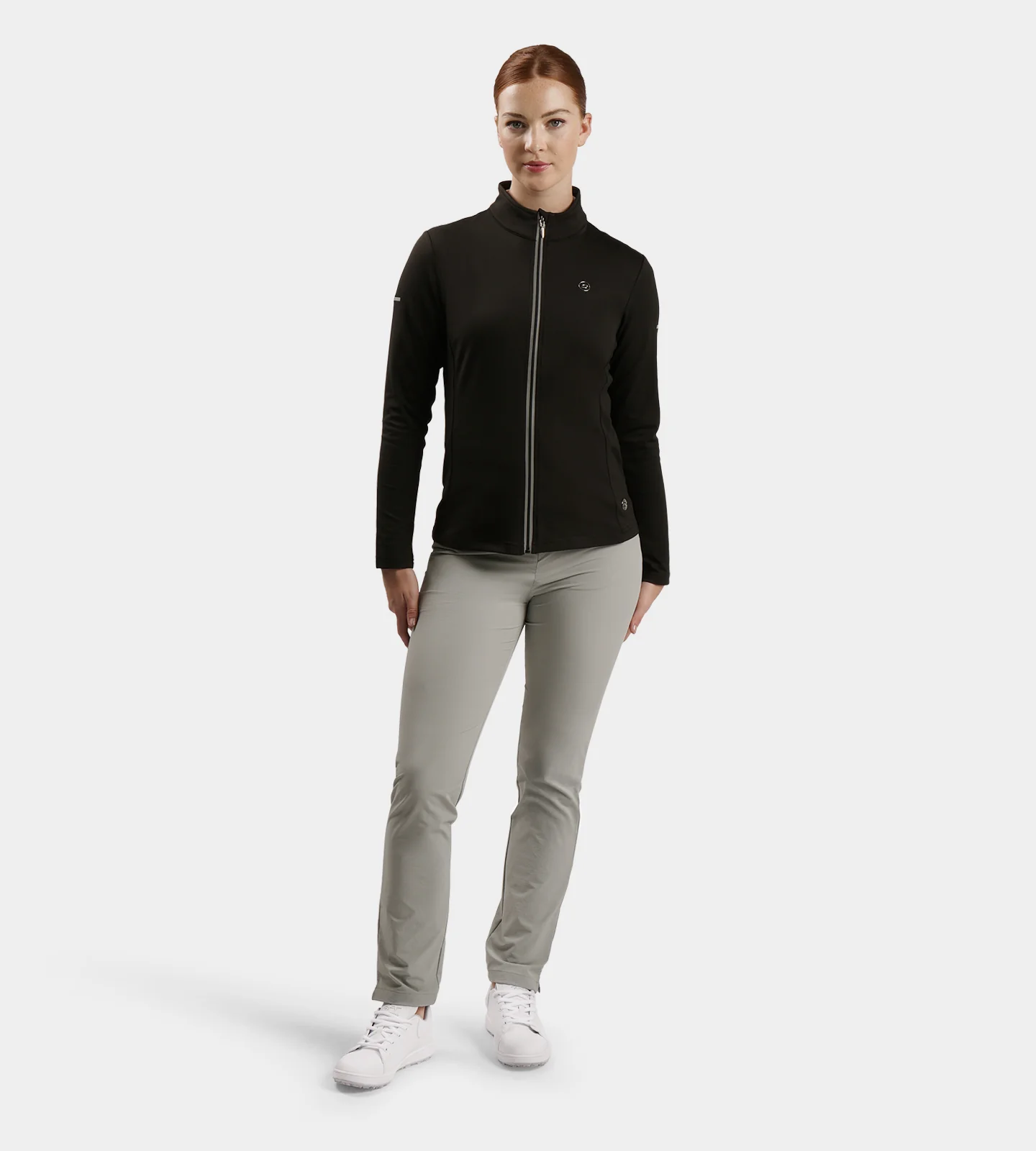 LADIES ARCHER JACKET - BLACK - Image 6