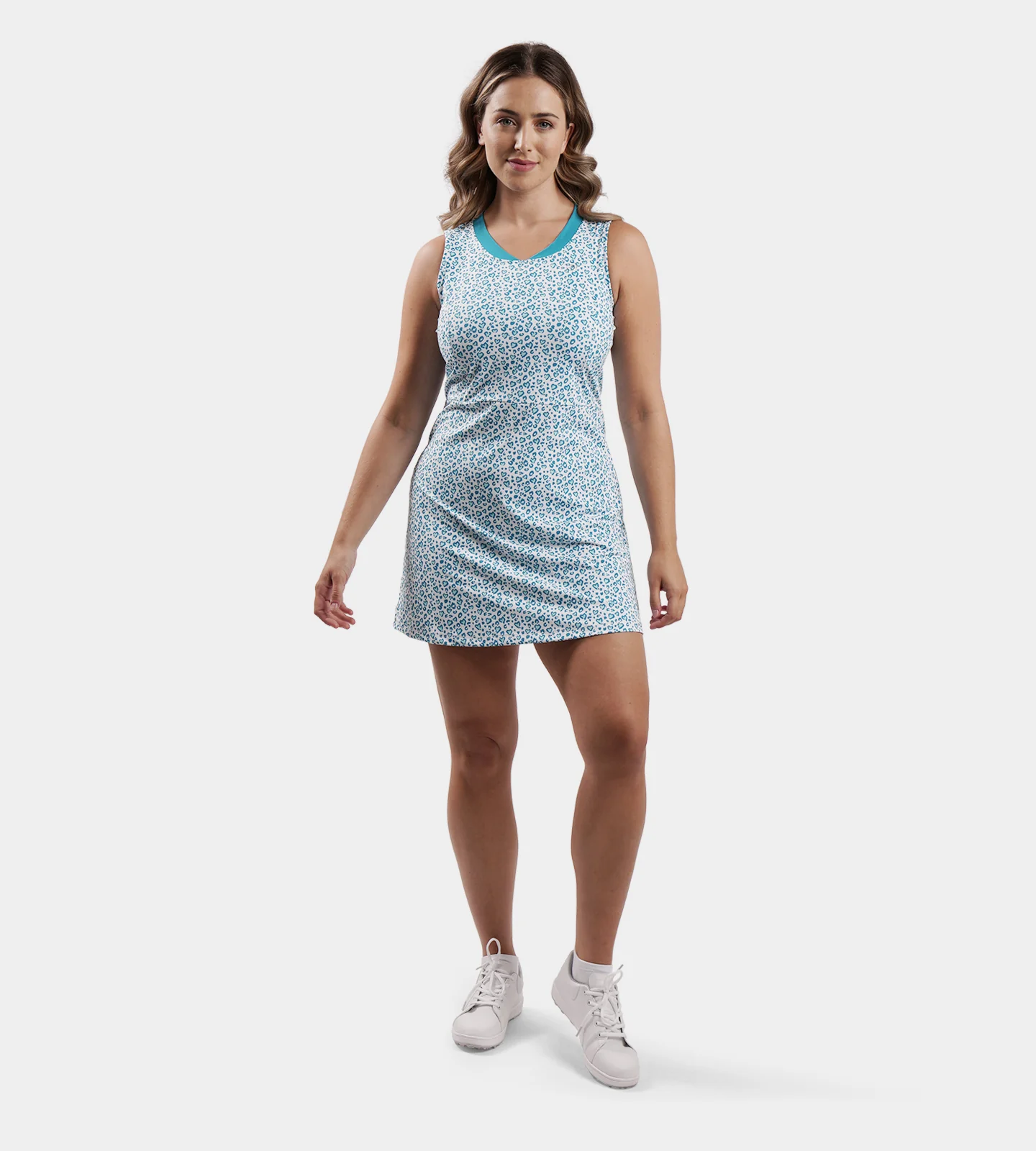 LADIES AURA DRESS - HEART TEAL - Image 6