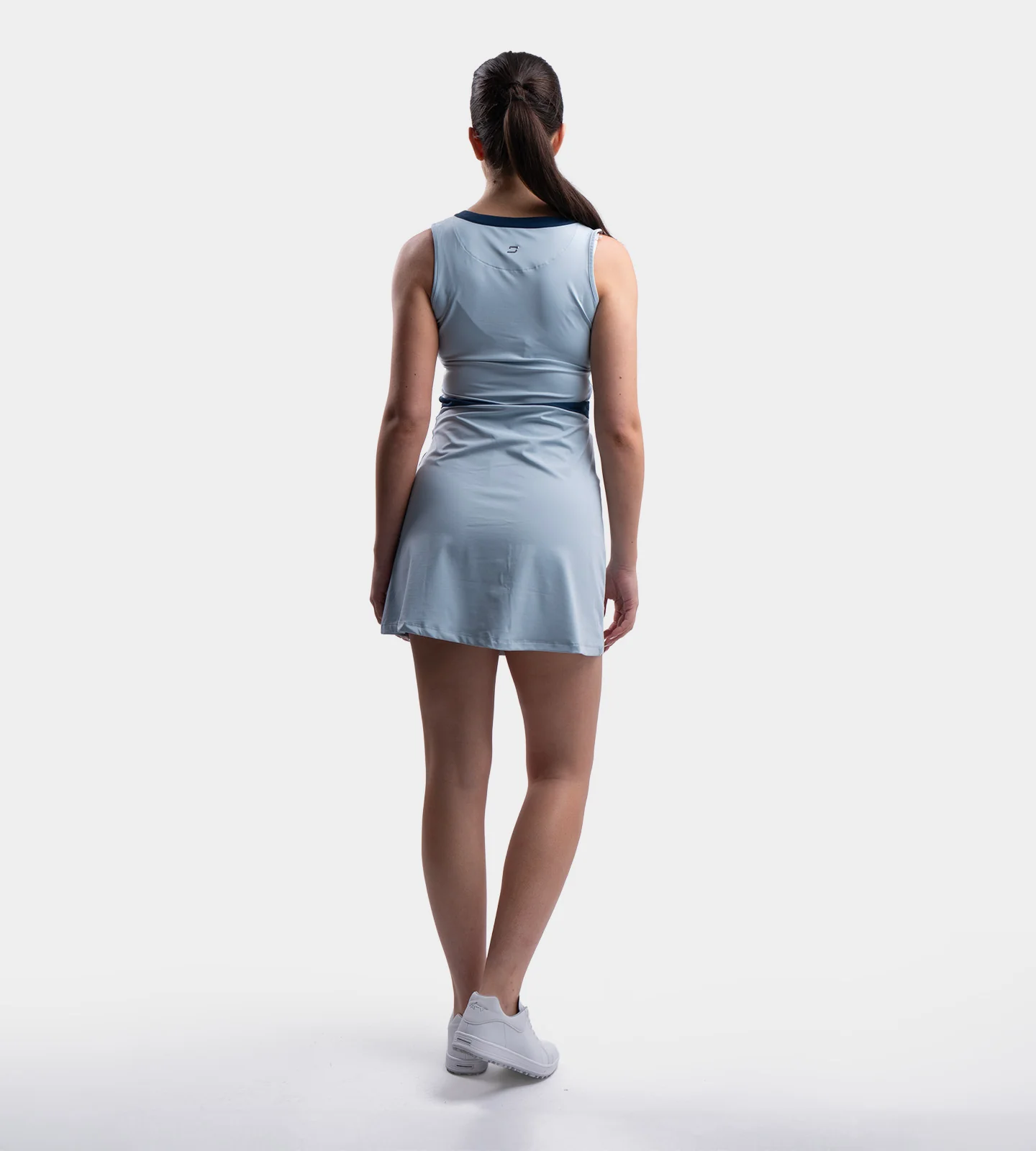 LADIES BELLA DRESS - BLUE/NAVY - Image 2