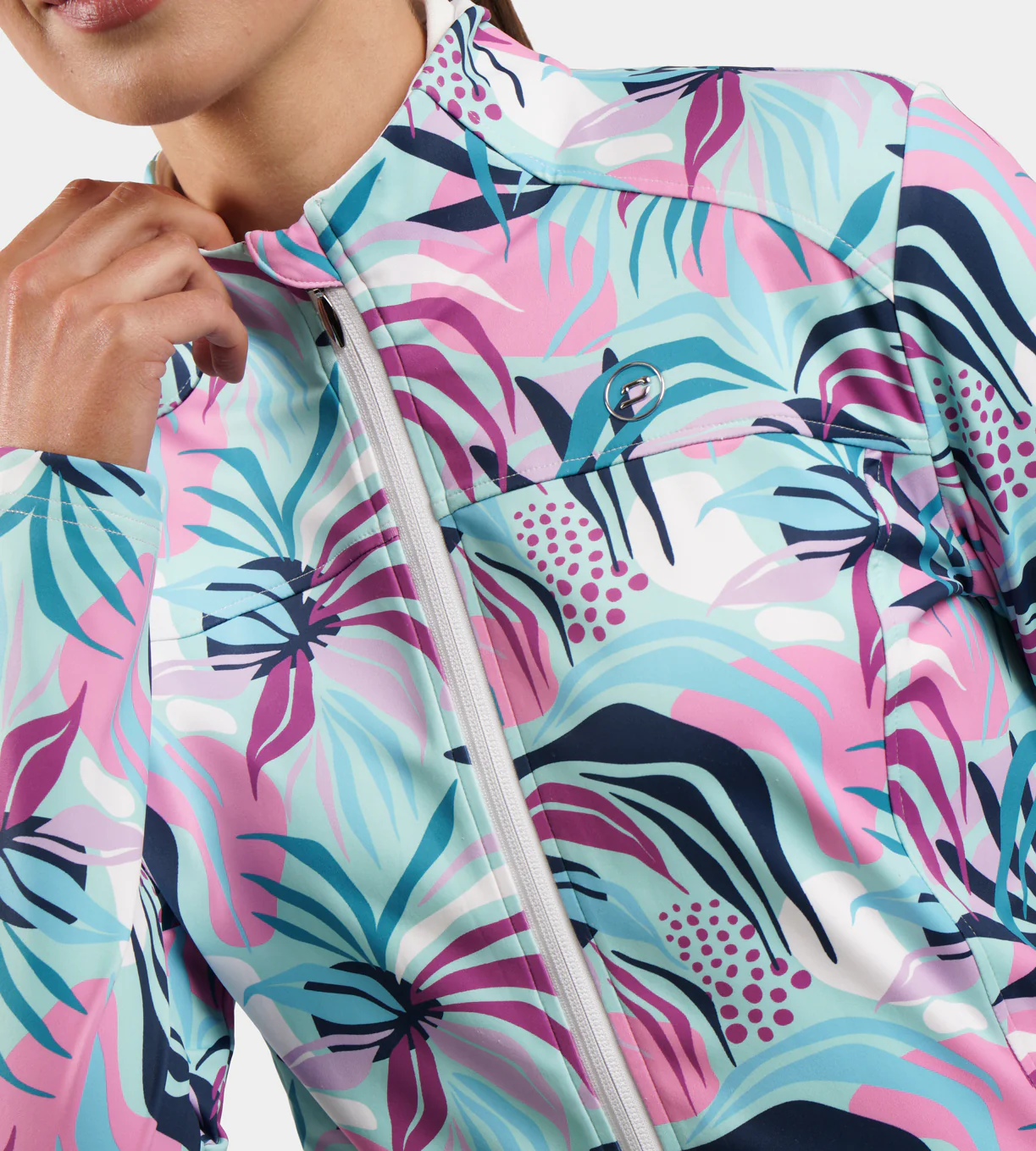 LADIES BIRDIE JACKET - TROPIC MINT - Image 2