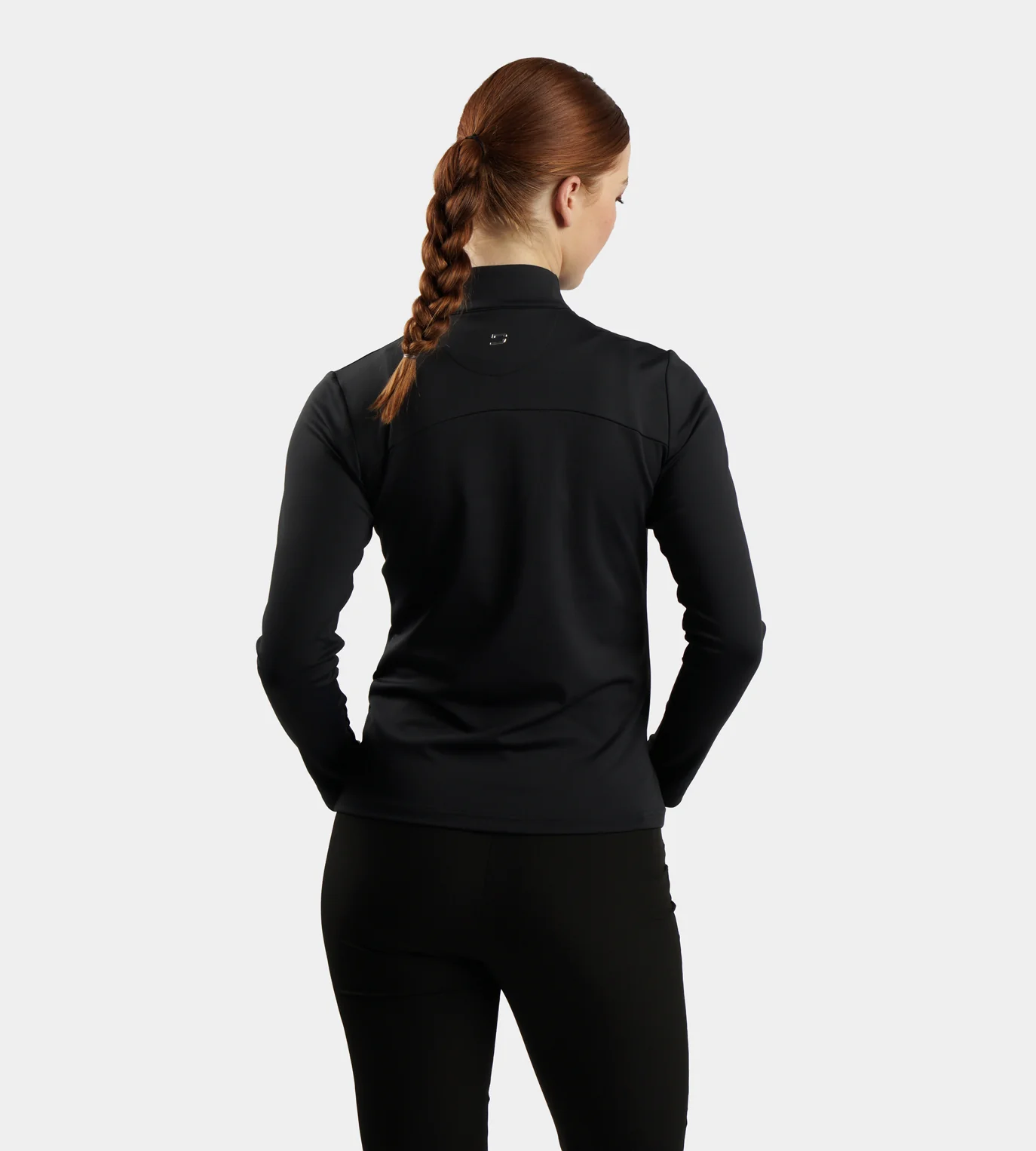 LADIES BIRDIE MIDLAYER - BLACK - Image 3